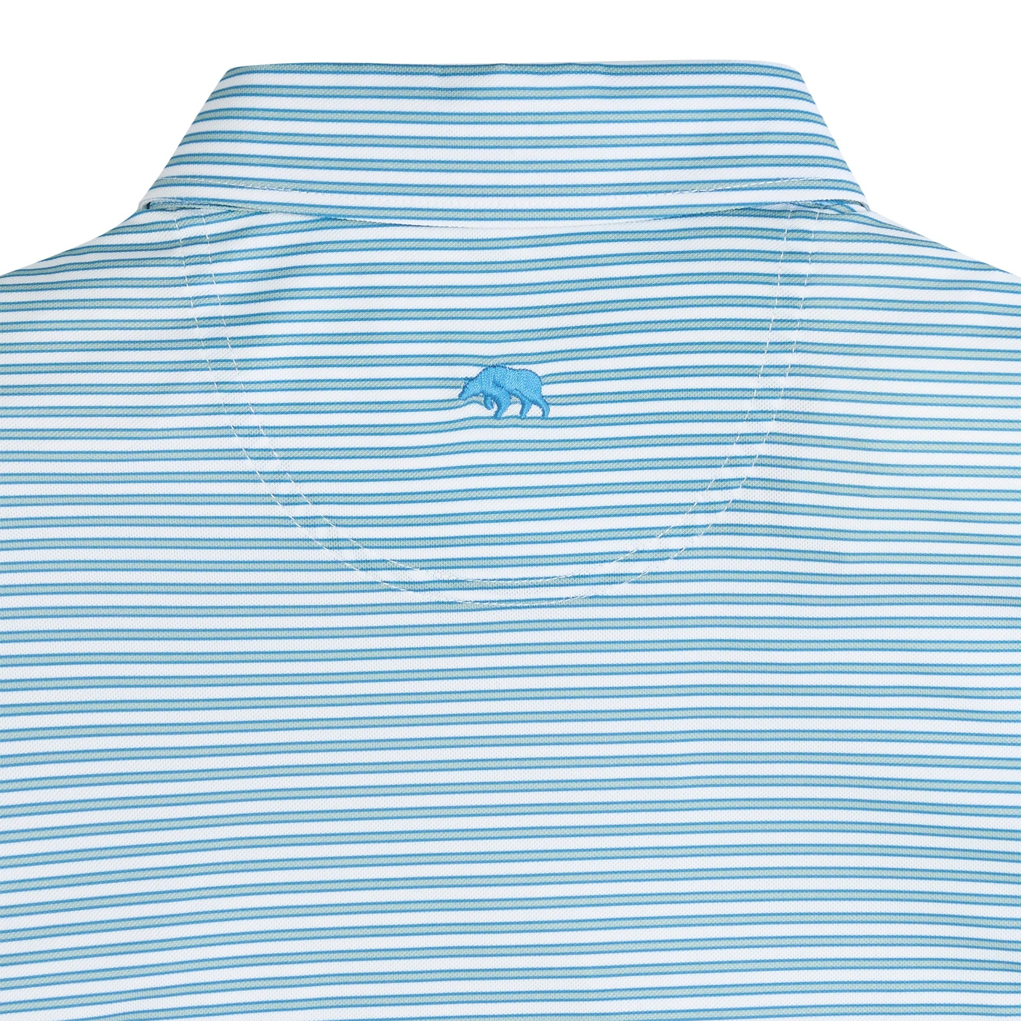 Guide Performance Pique Polo Cloud Stripe