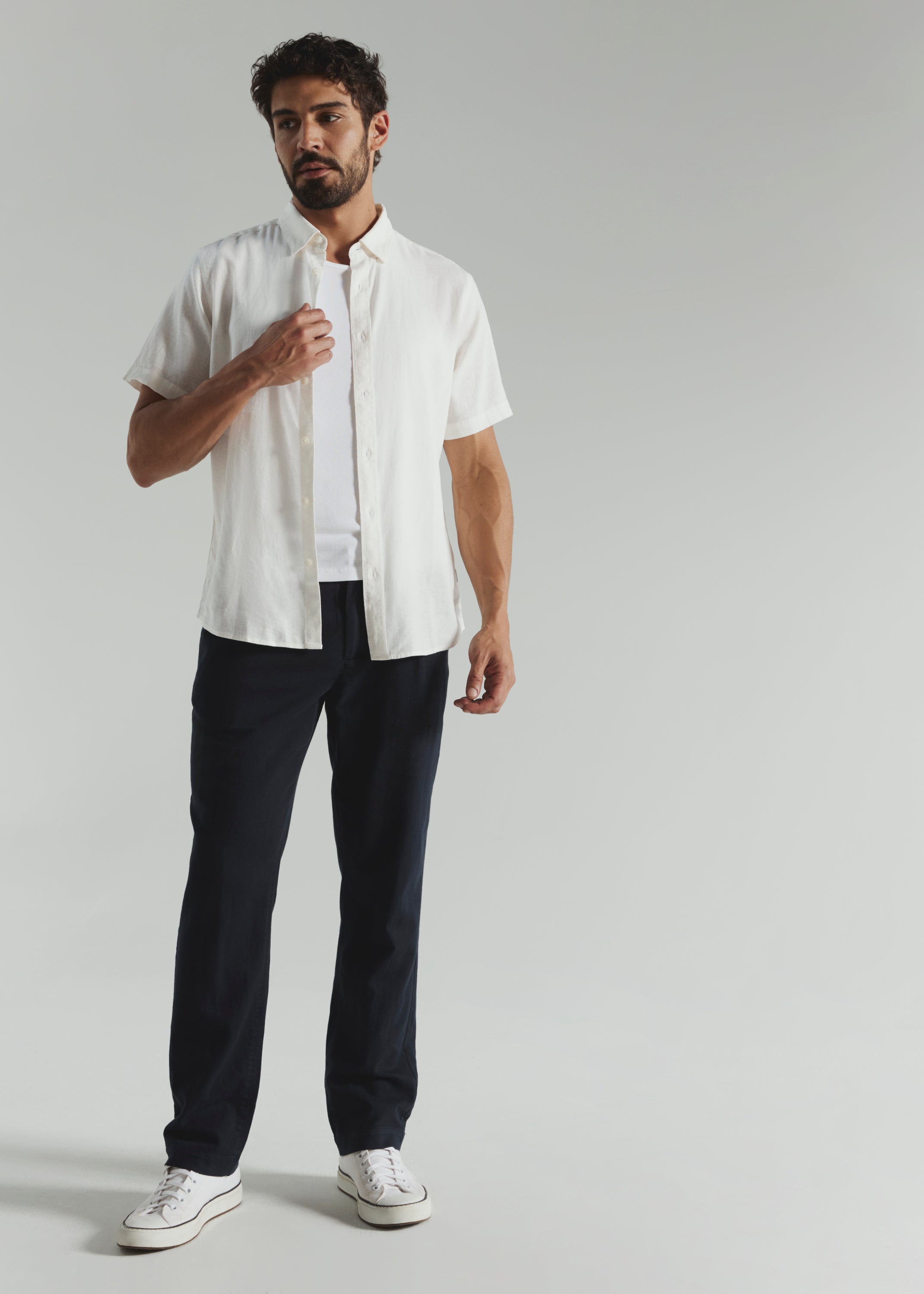 Laguna Linen Chino Pant Navy