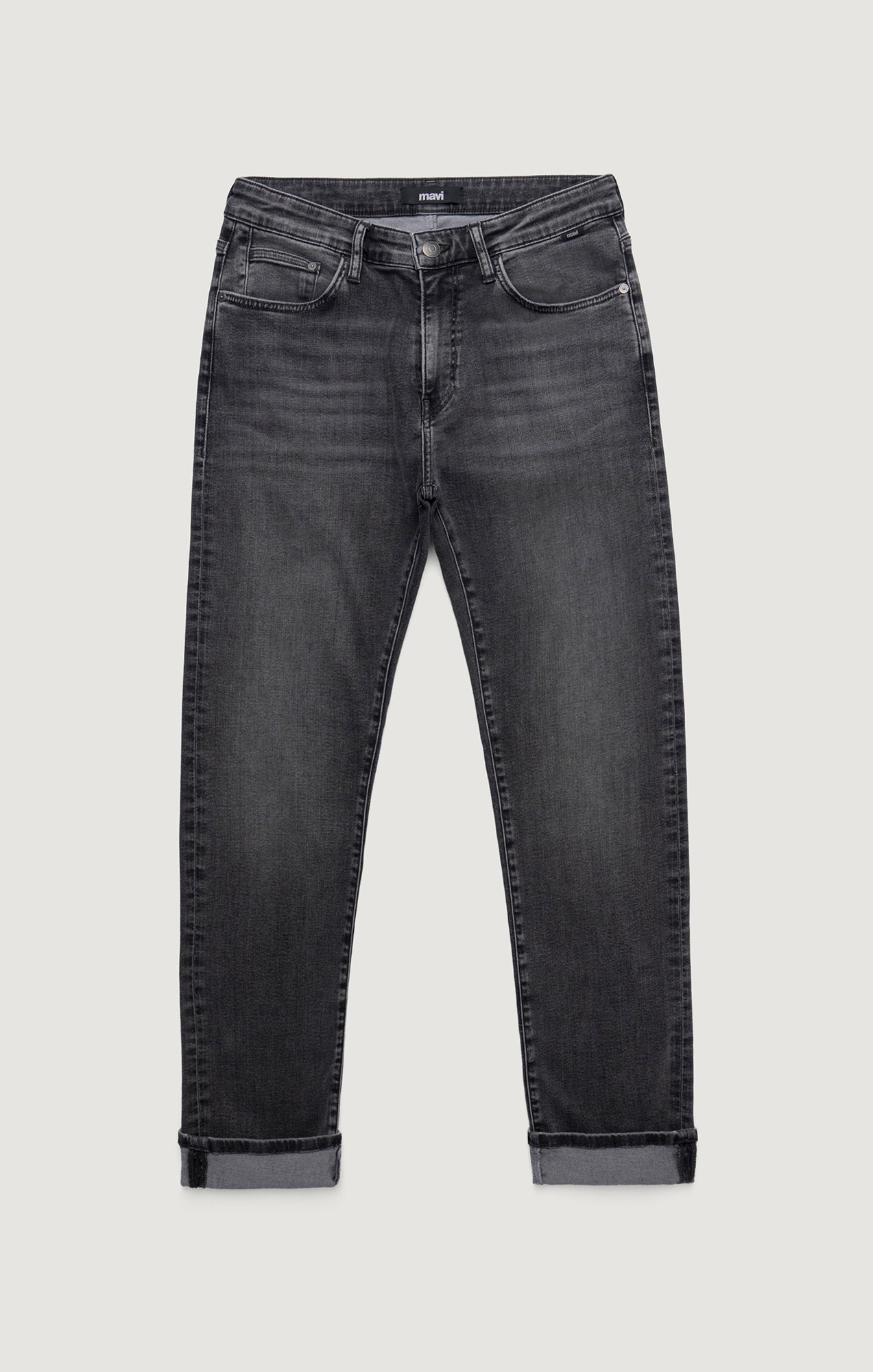 Marcus Slim Straight Leg Mid Smoke Supermove