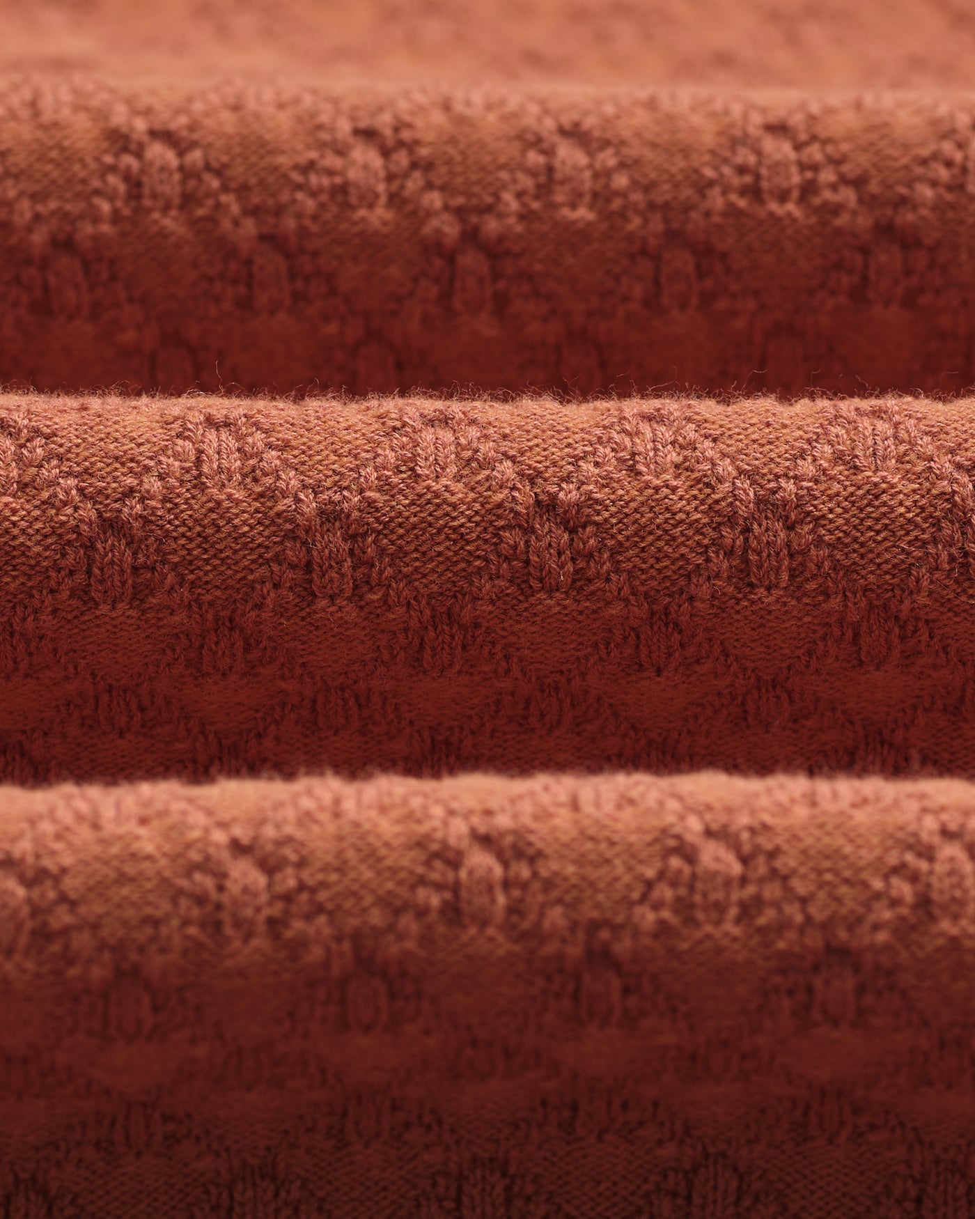 Naples Polo in Retro Diamond Cotton Rust