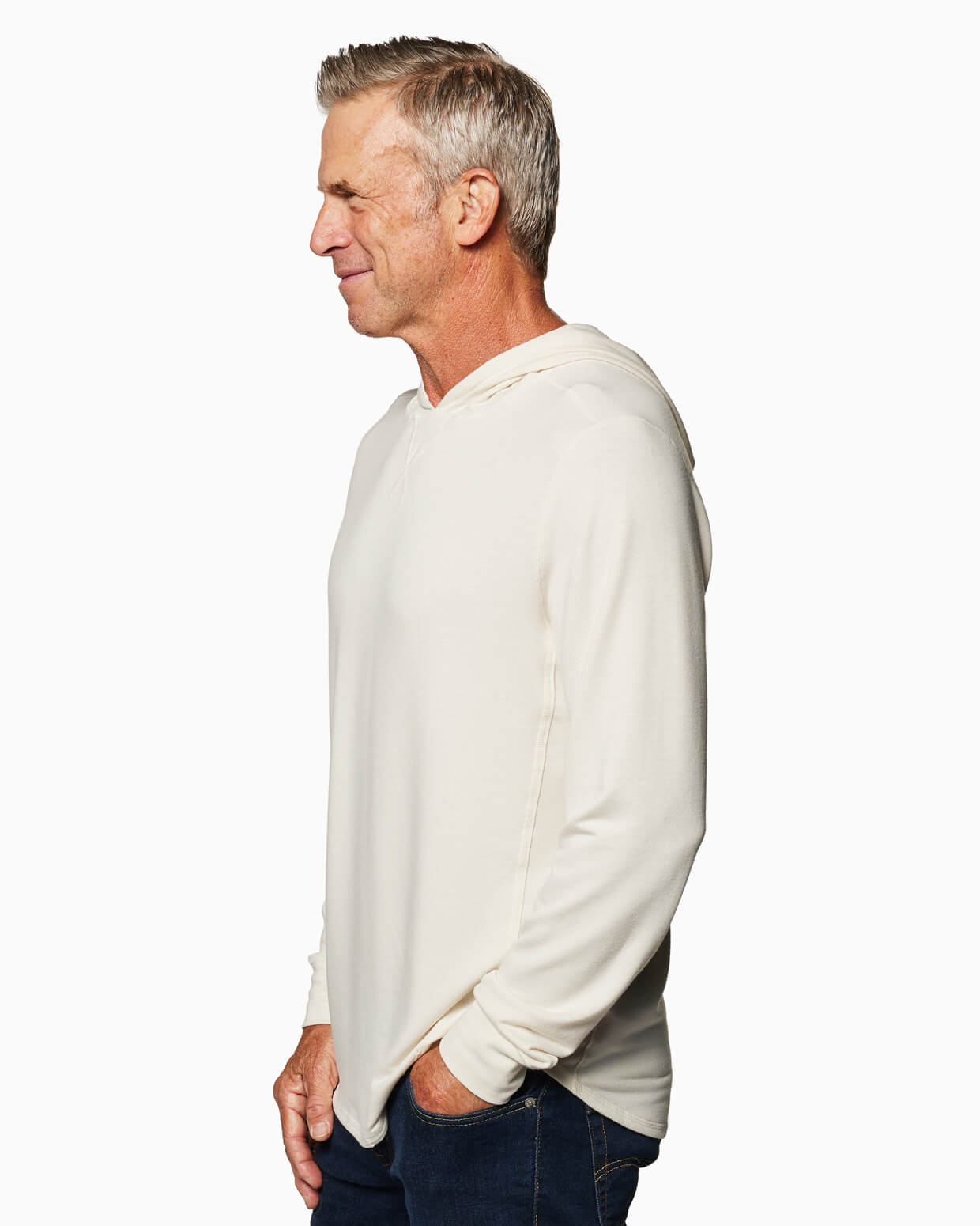 Sea Silk Schooner Long Sleeve Knit Sweatshirt Natural