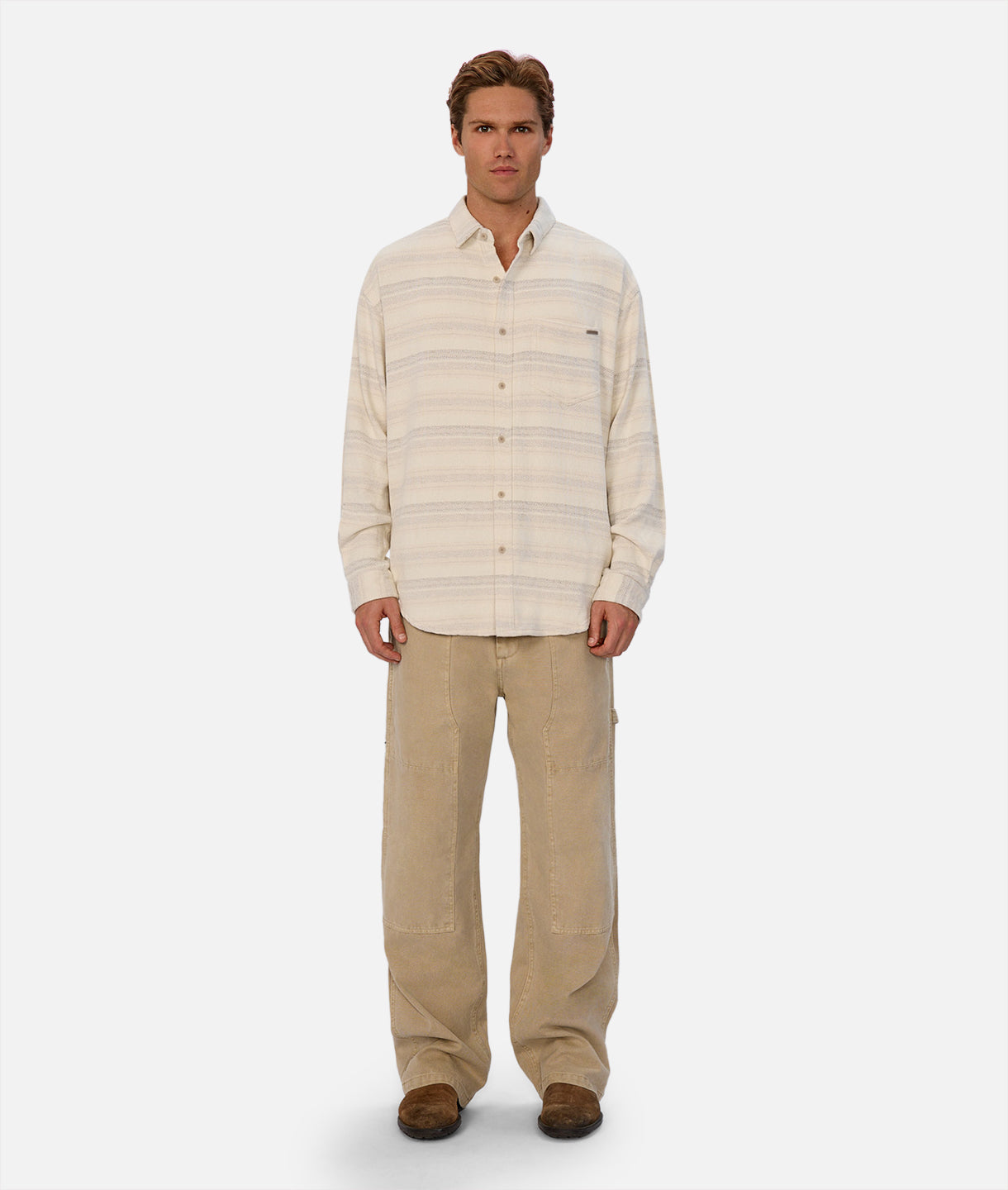 The Nevada Shirt Beige Combo