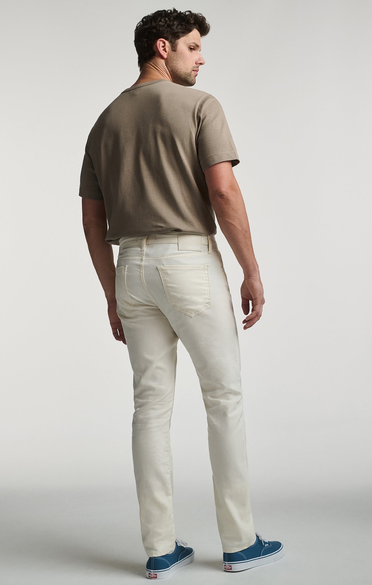 Jake Slim Leg Pant Oyster Herringbone