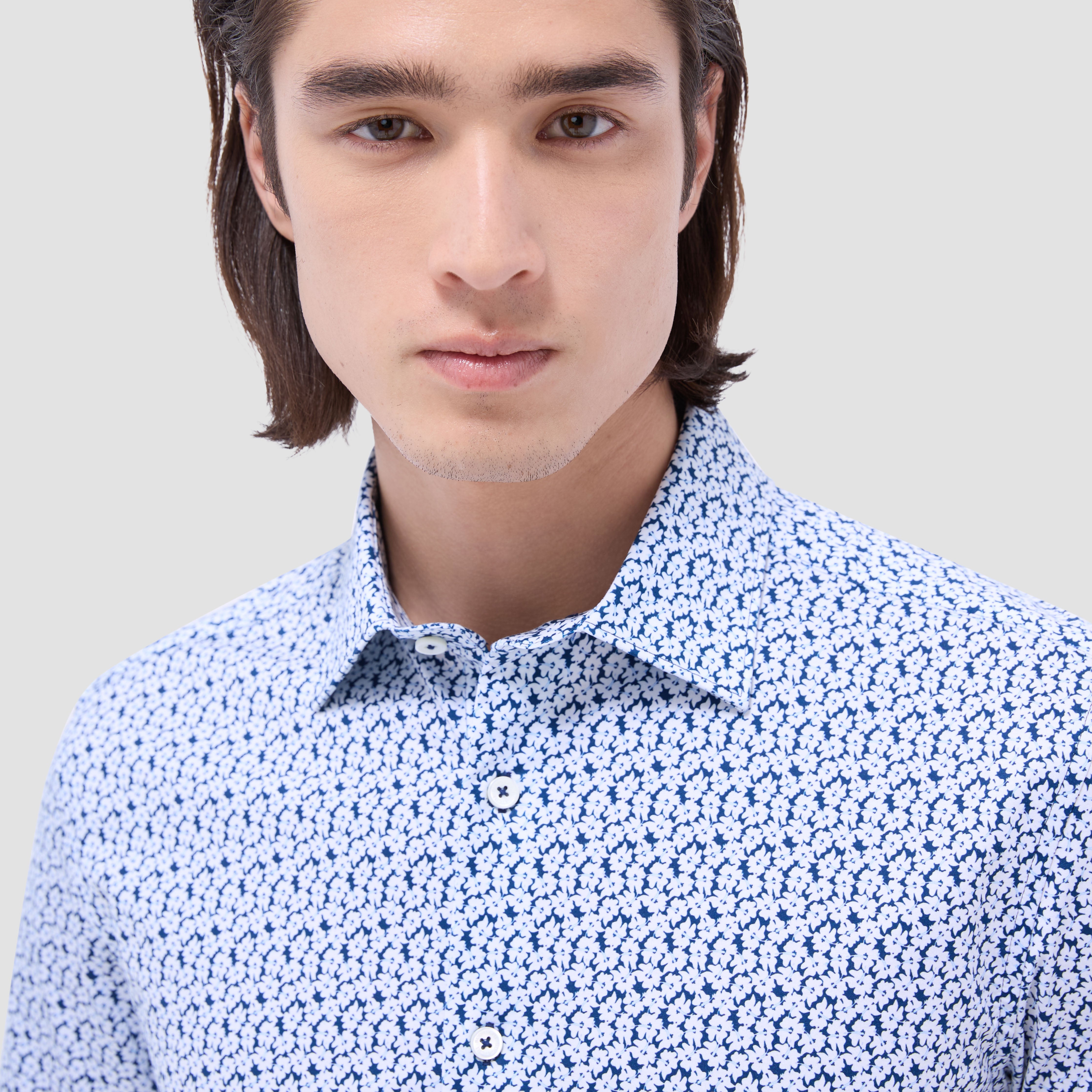 OOOHCotton Miles Short Sleeve Shirt Indigo