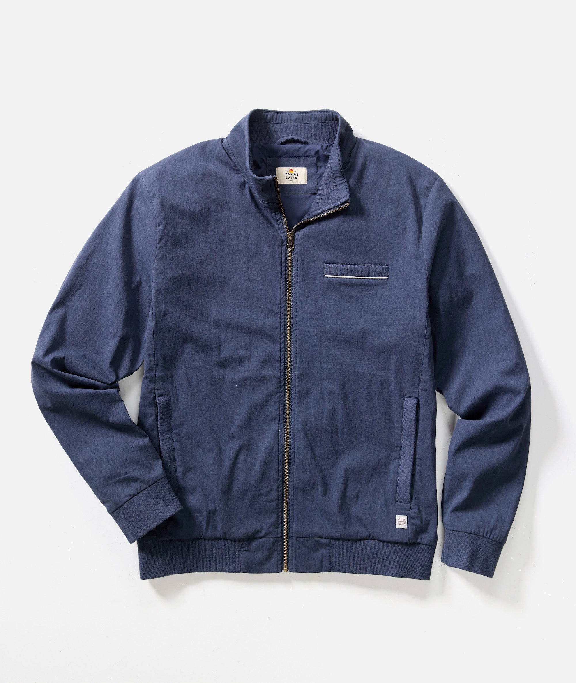 Breeze Stretch Bomber Jacket Mood Indigo