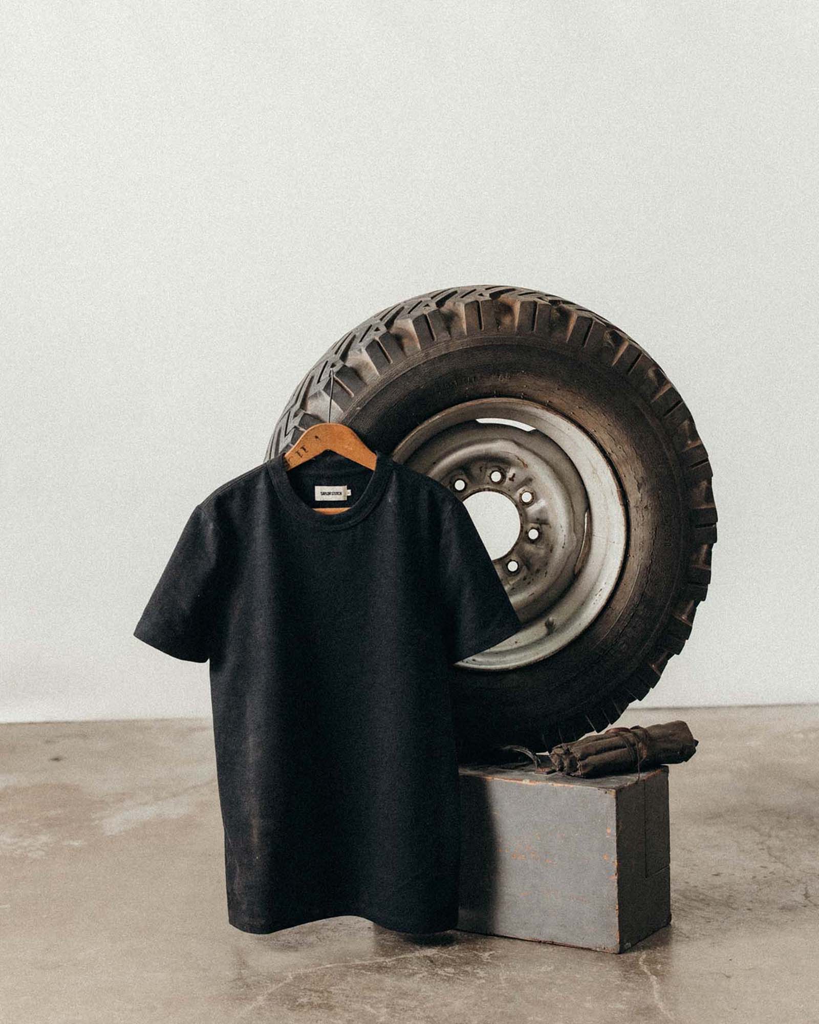 The Organic Cotton Shop Tee Coal Twist