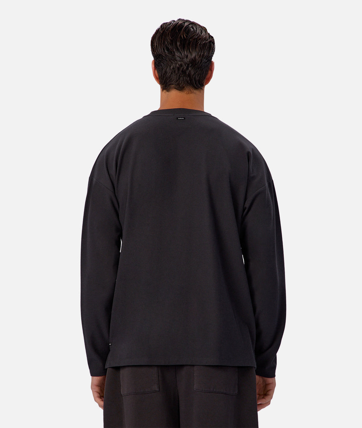 The Waffle Long Sleeve Tee Black
