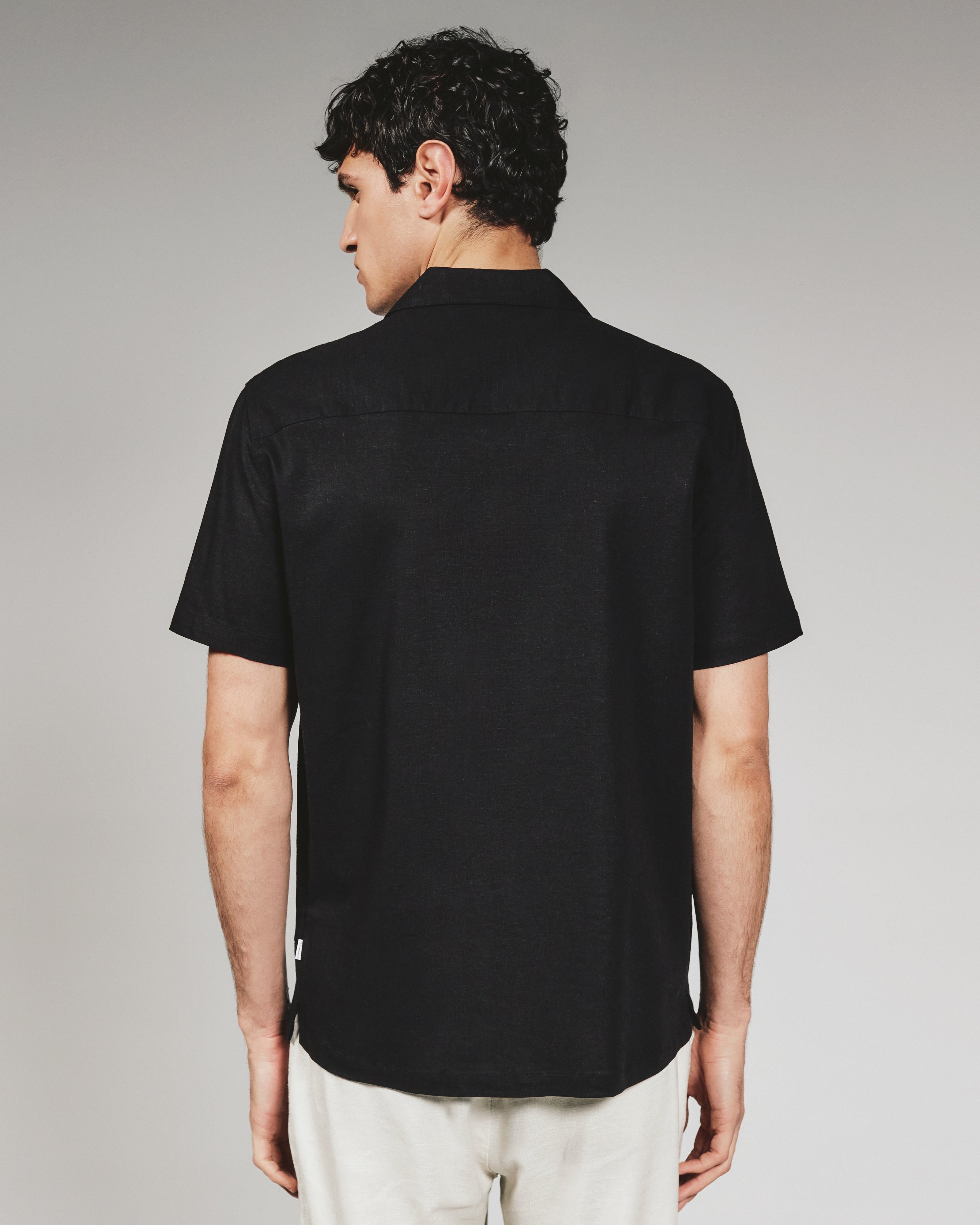 Heath Camp Shirt Black
