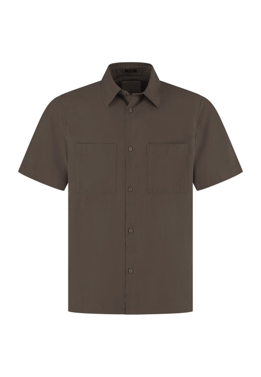 Samuel Summer Shirt Dark Brown