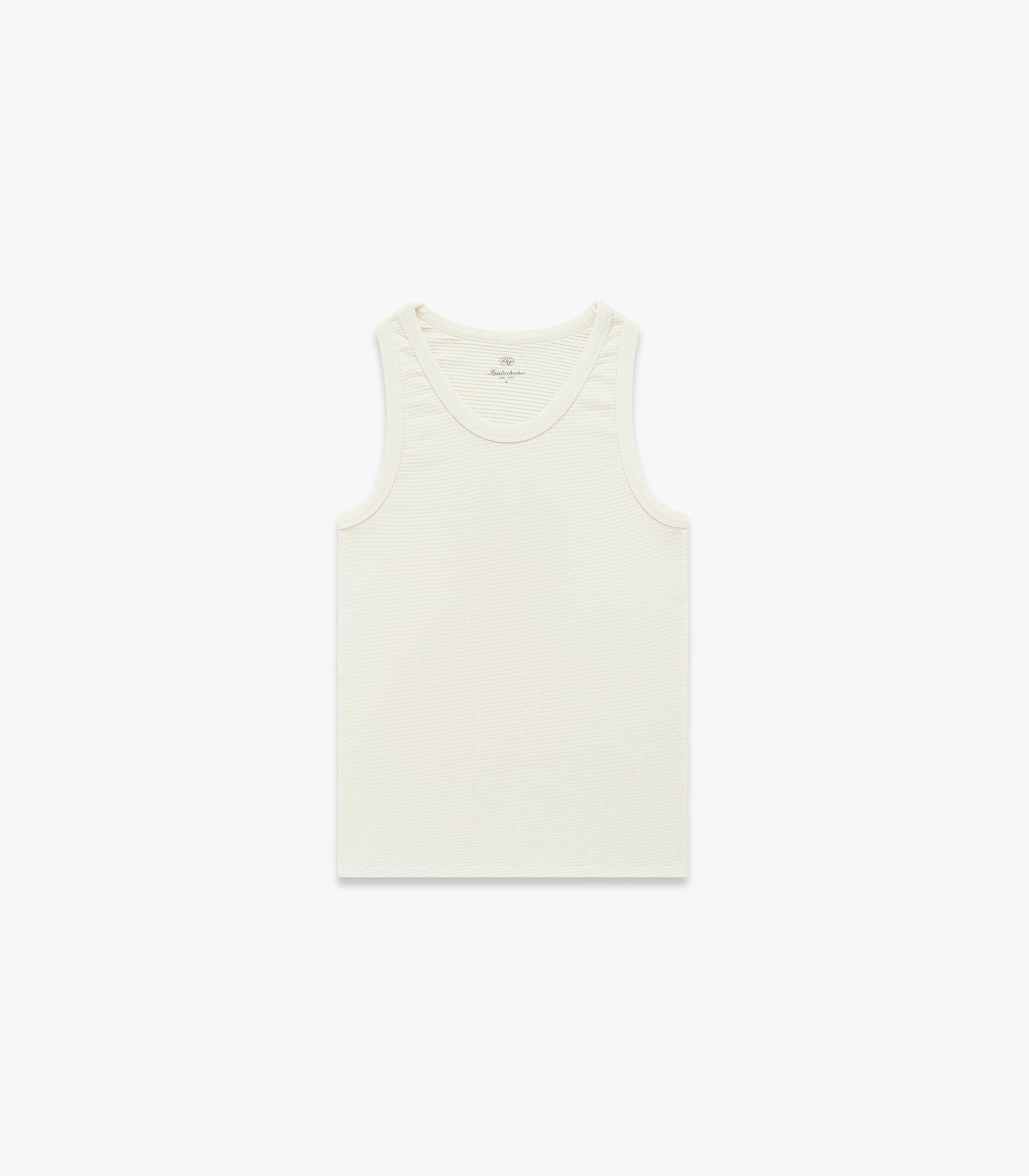 Box Knit Tank Milk