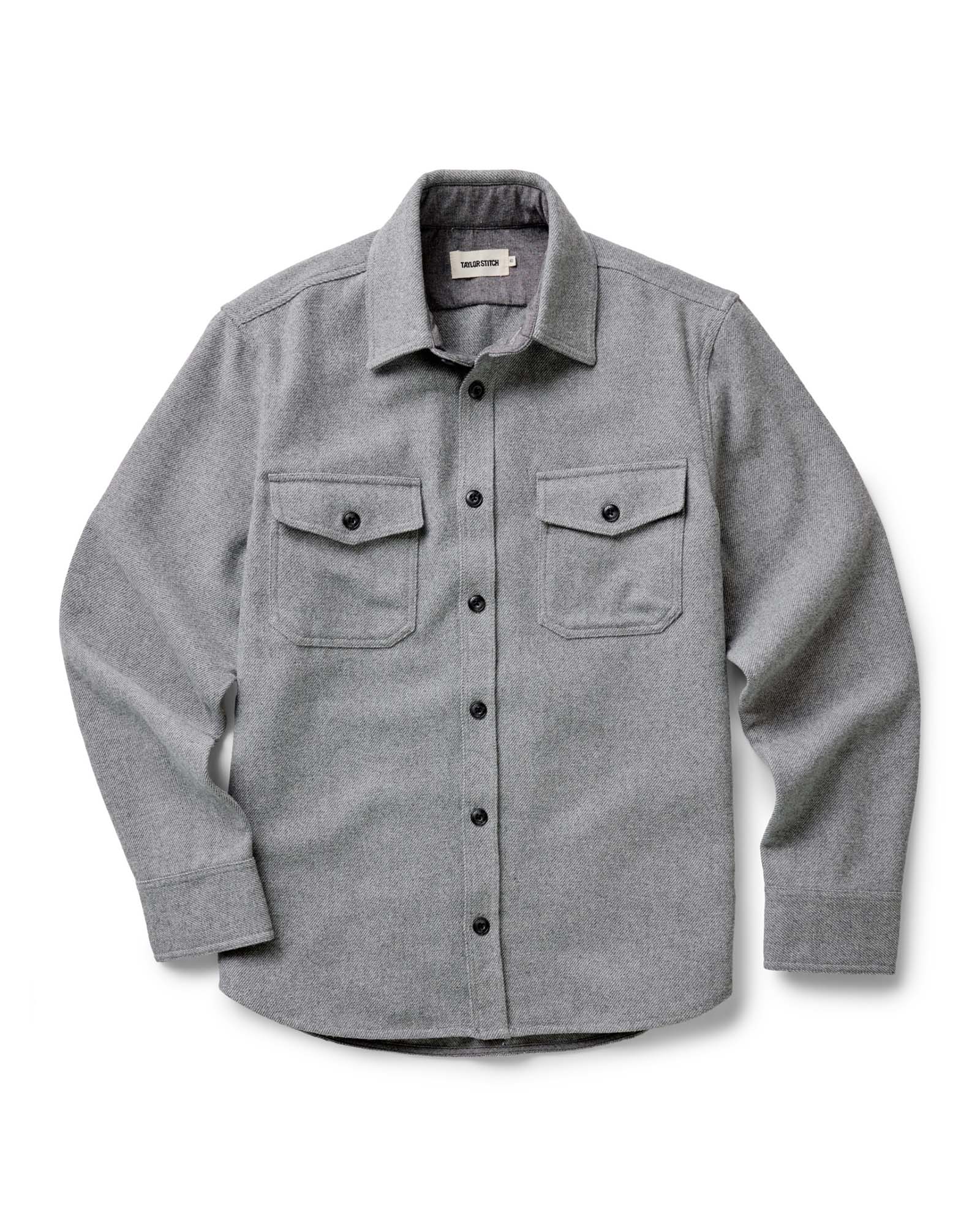 The CPO Shirt in Twill Ash Heather