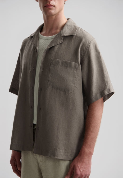 Hero Resort Shirt Grey Brown