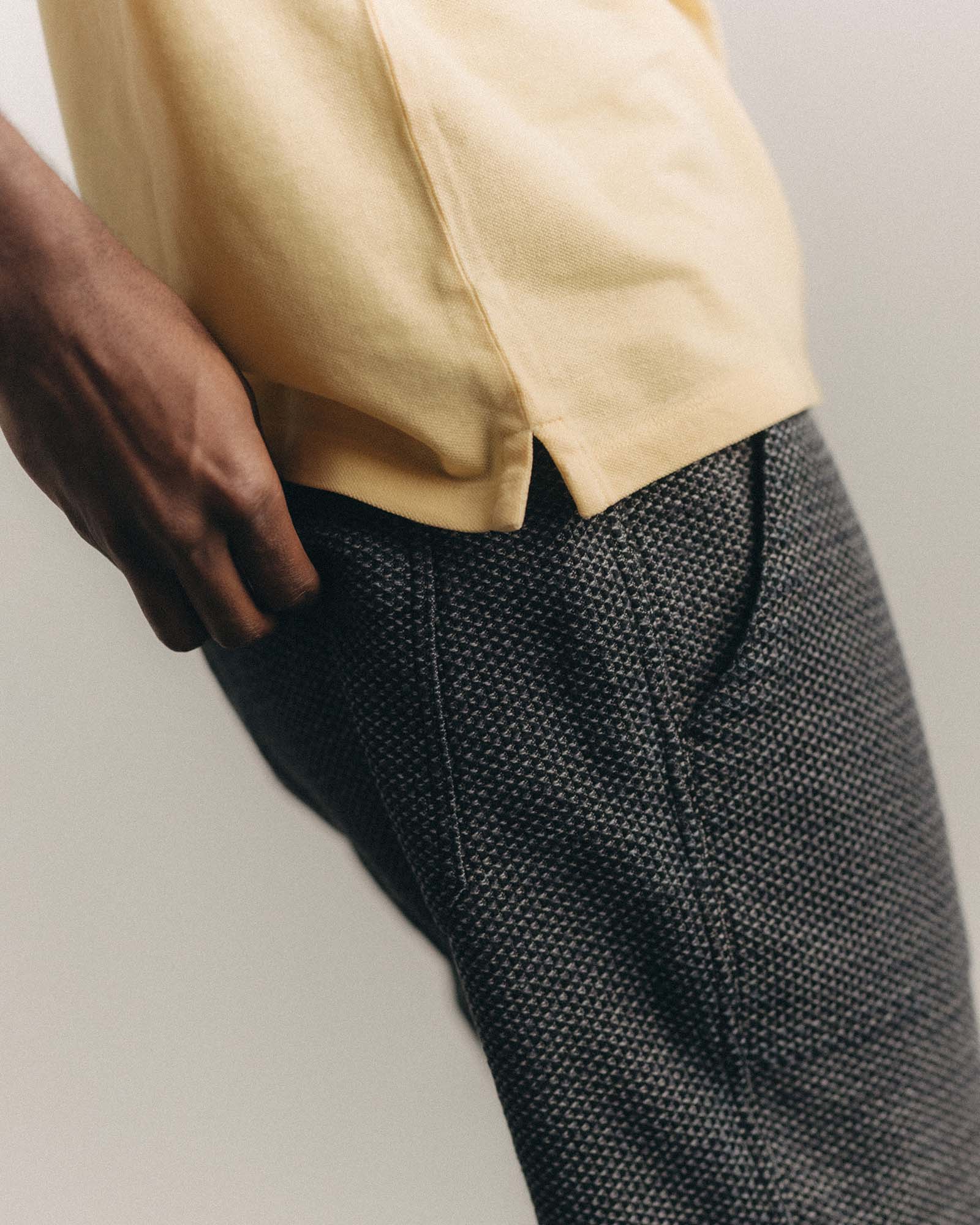 The Breakwater Pant Charcoal Sashiko