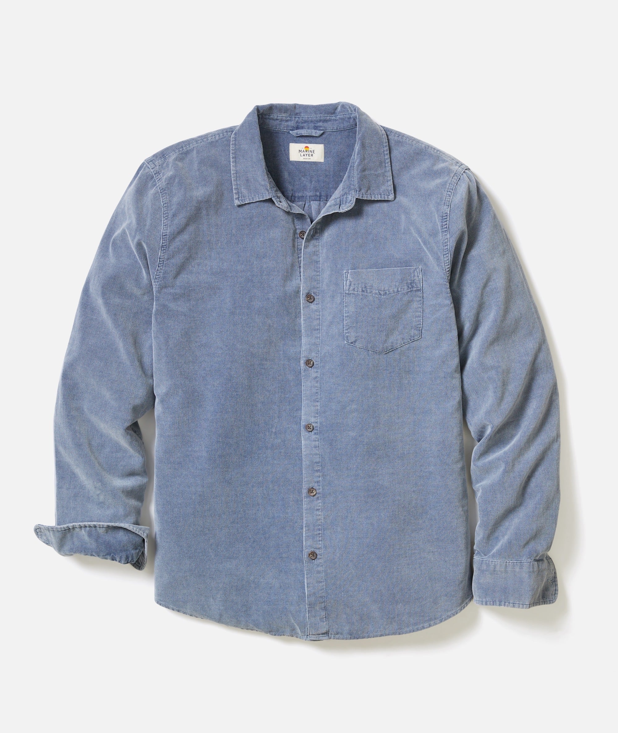Lightweight Corduroy Shirt Indigo