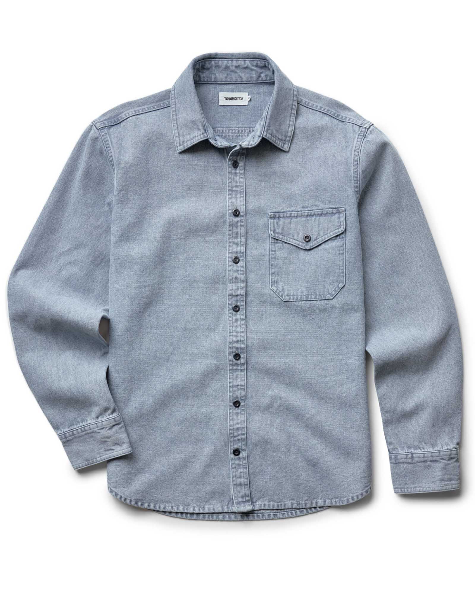 The Cadet Shirt Washed Indigo Oxford