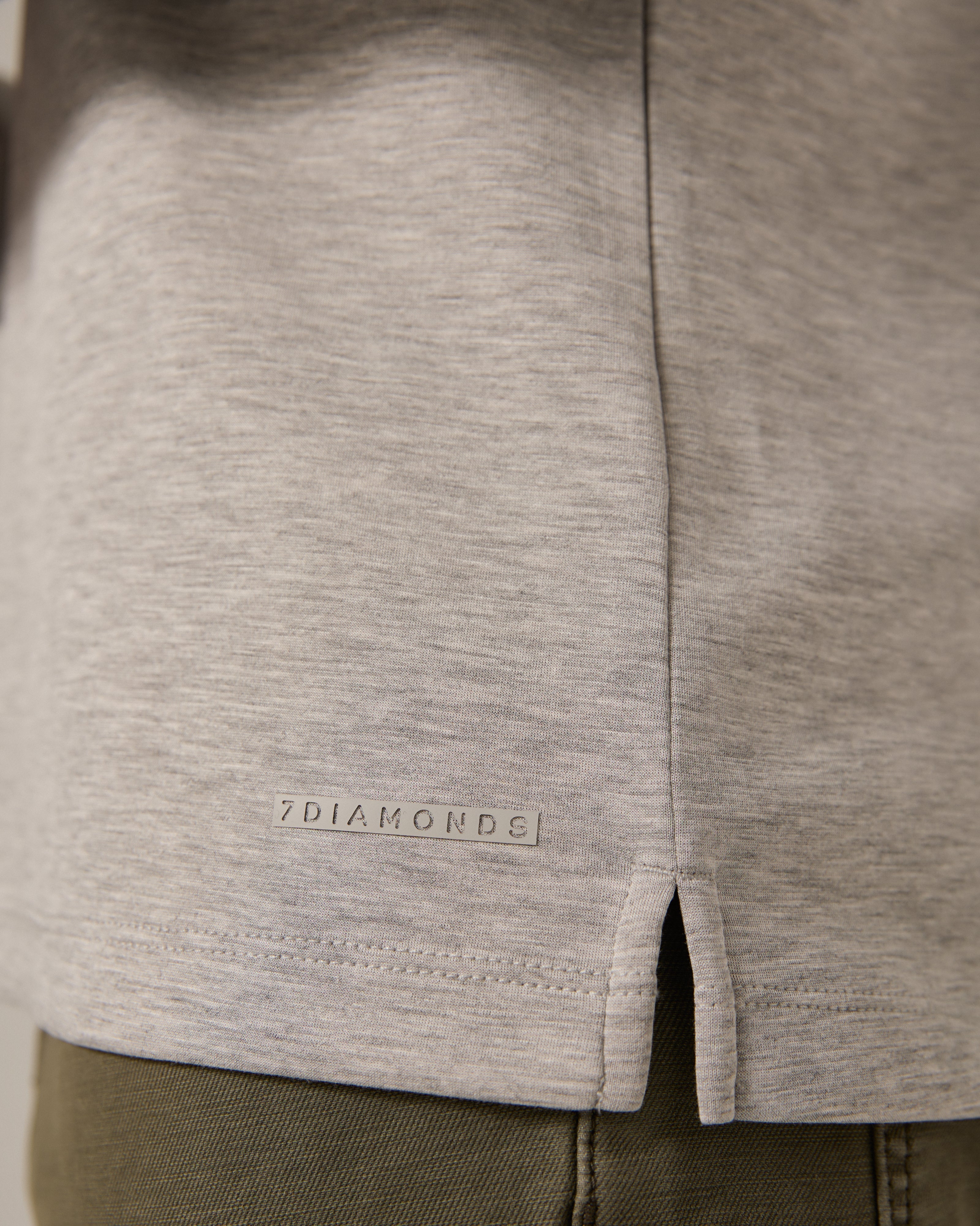 Rev Long Sleeve Modal Tee Heather Grey