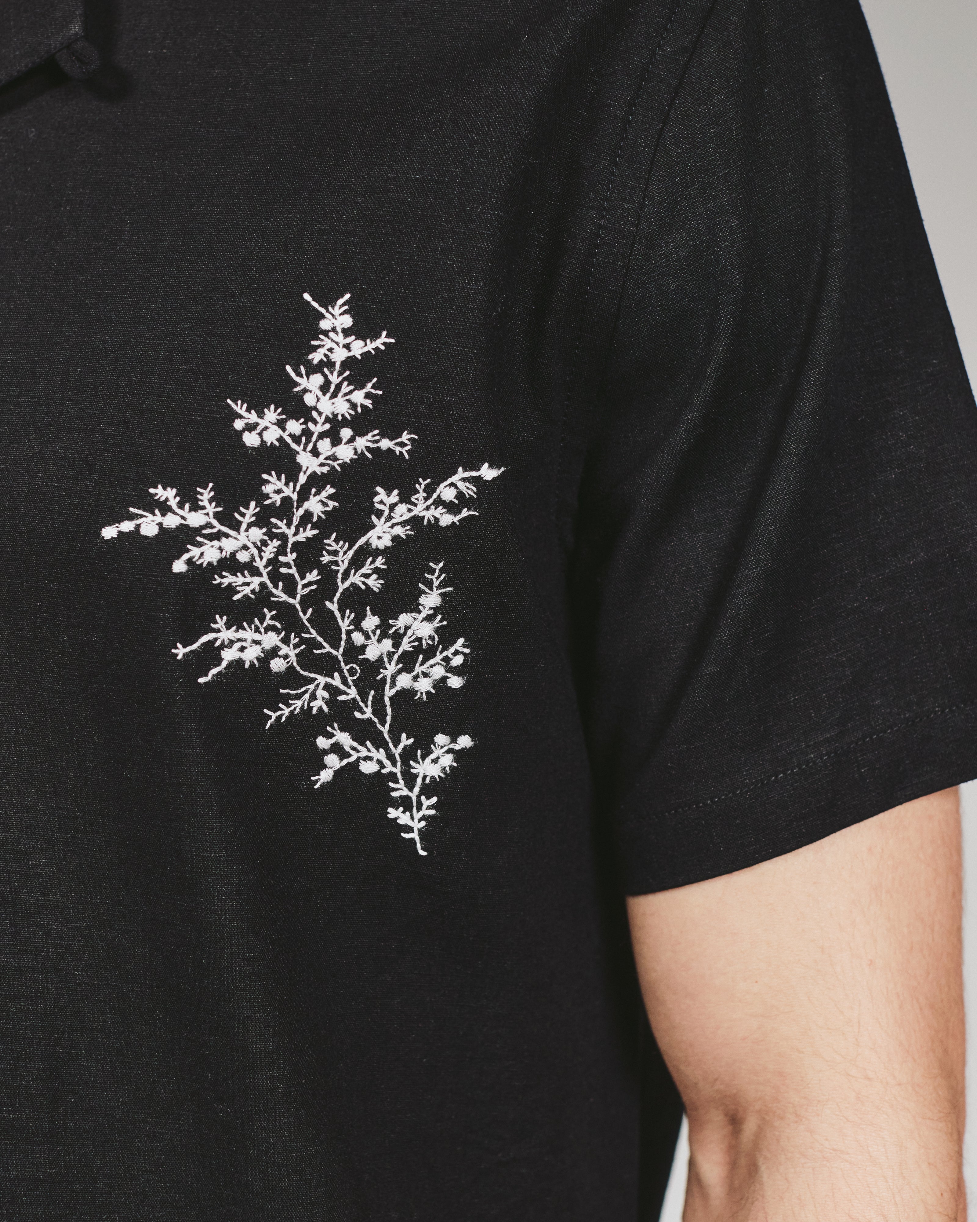 Heath Camp Shirt Black