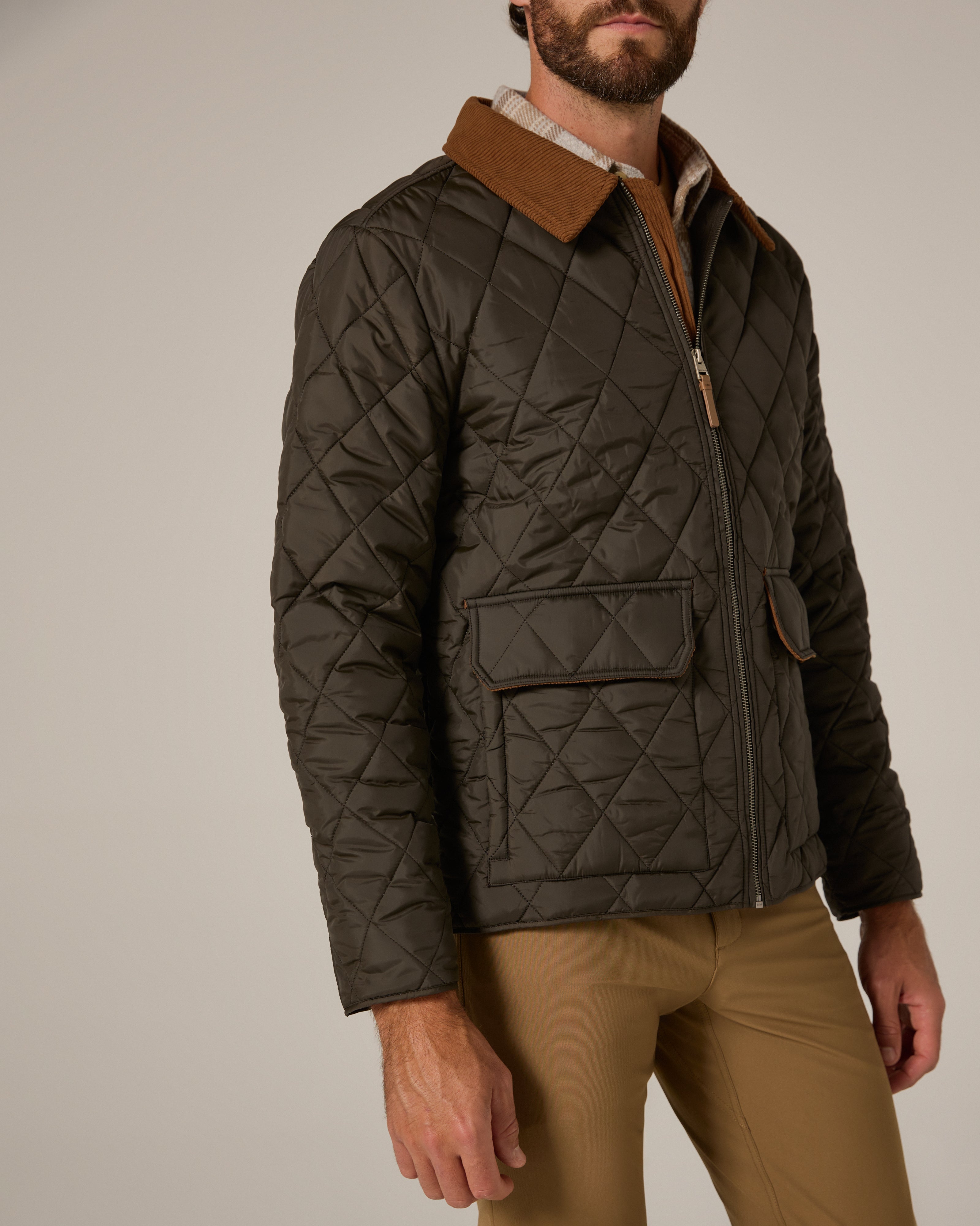 Rushmore Quilted Jacket Olive