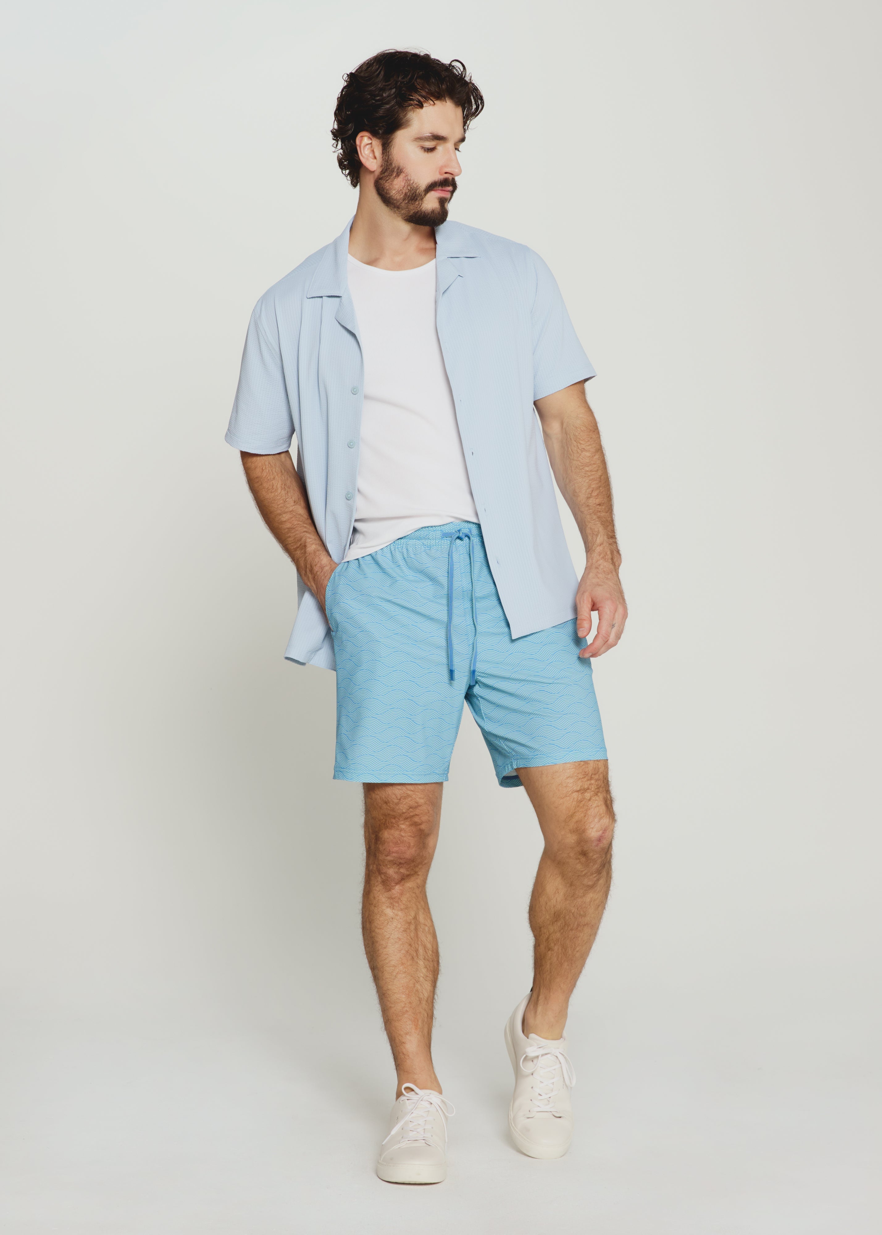 The Crew Swim Trunk Blue