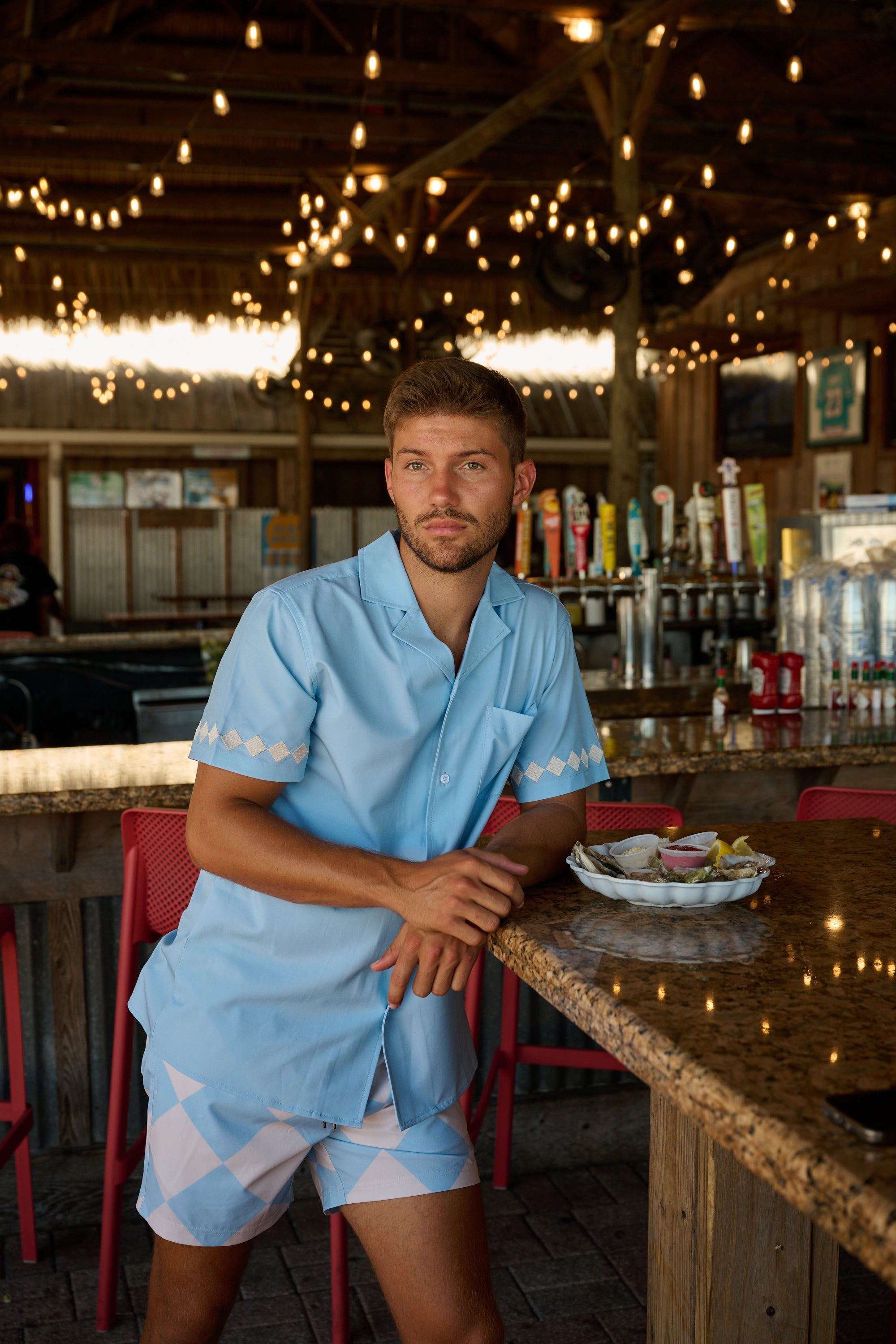 Shoreline Swim Short Blue