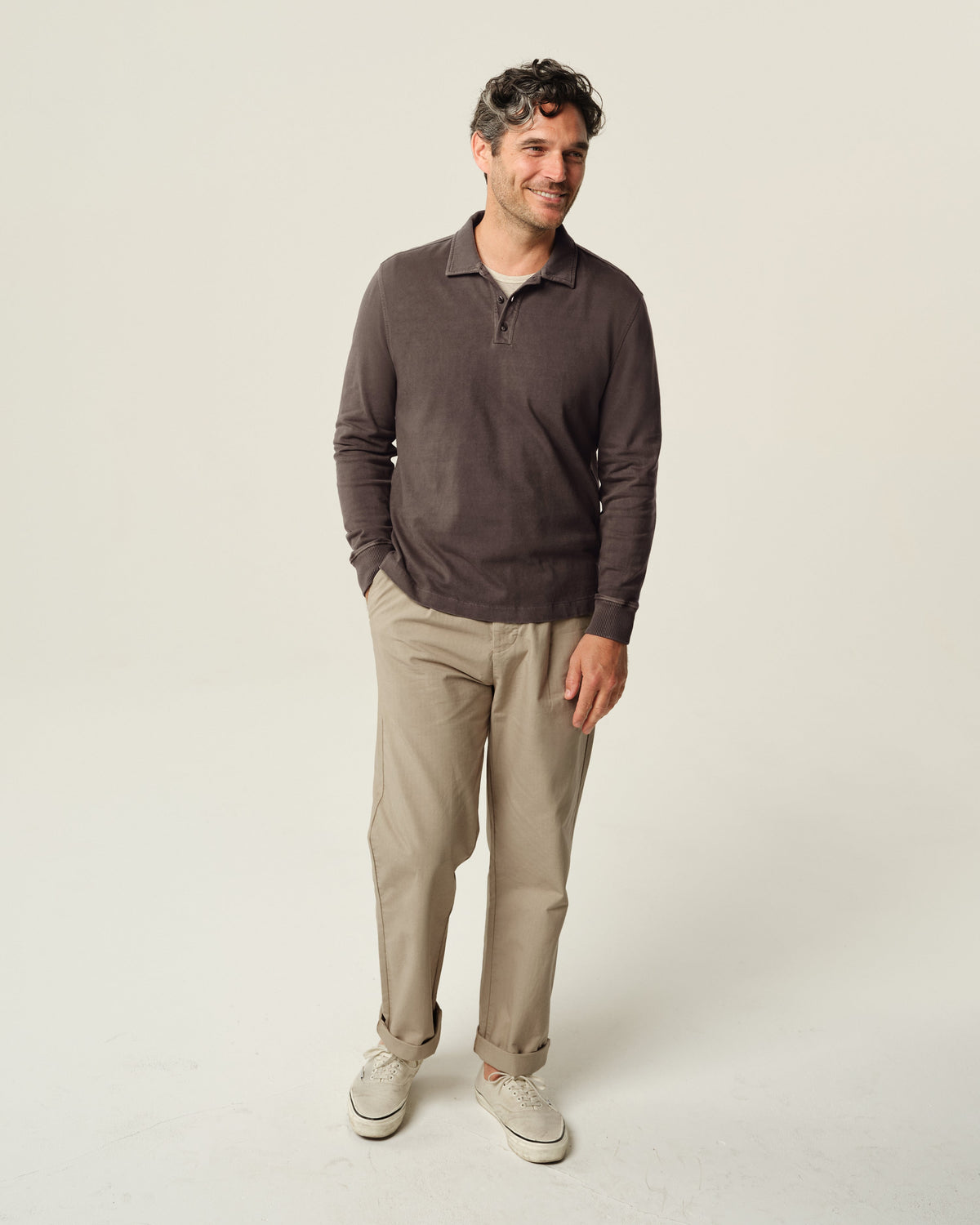 Caza Rugby Polo Bark