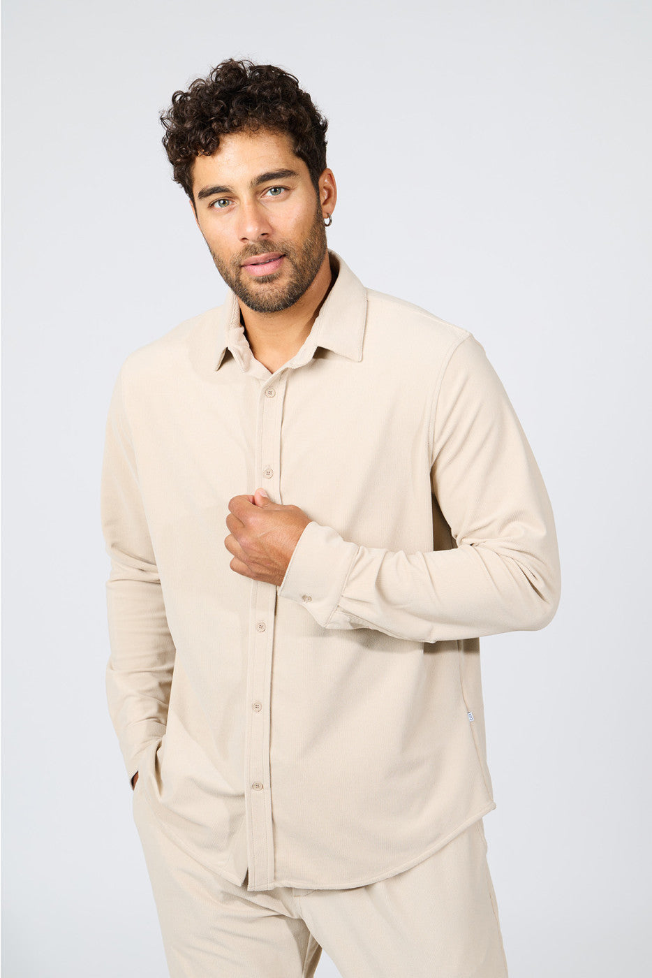 Jean Villa Long Sleeve Shirt Khaki