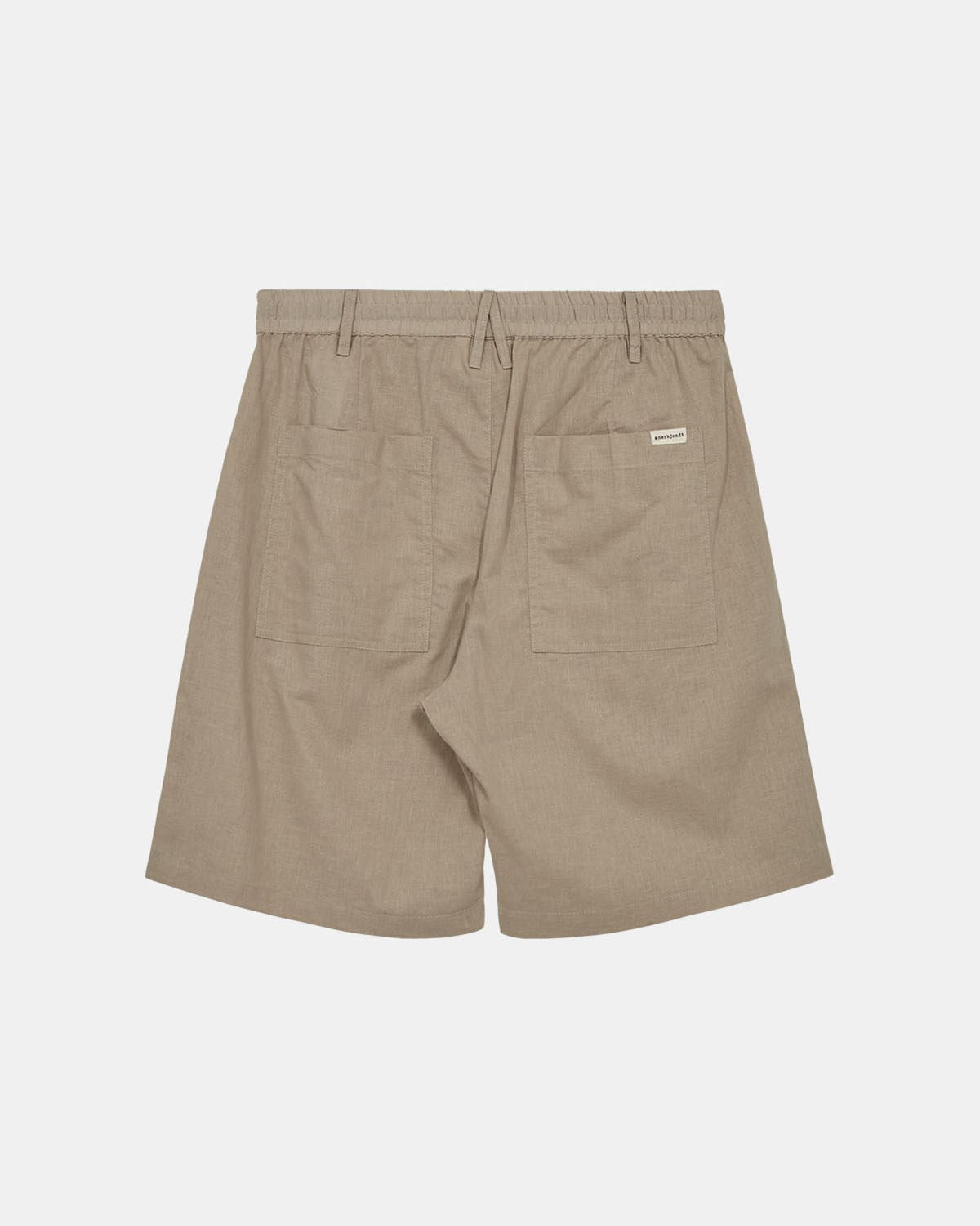 Aklt James Cot/Linen Ela Shorts Feather Gray