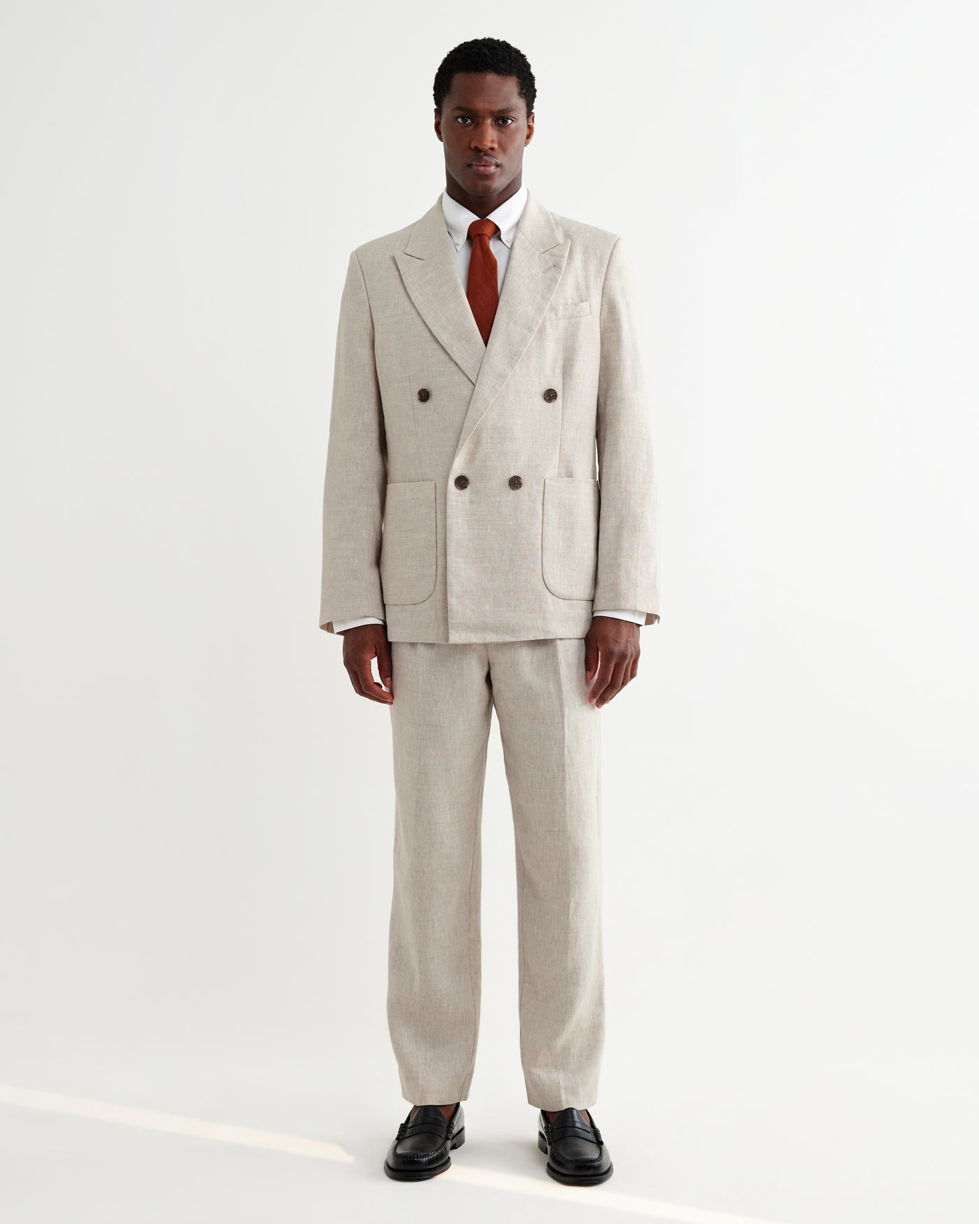 Aubyn Trouser in Linen Natural