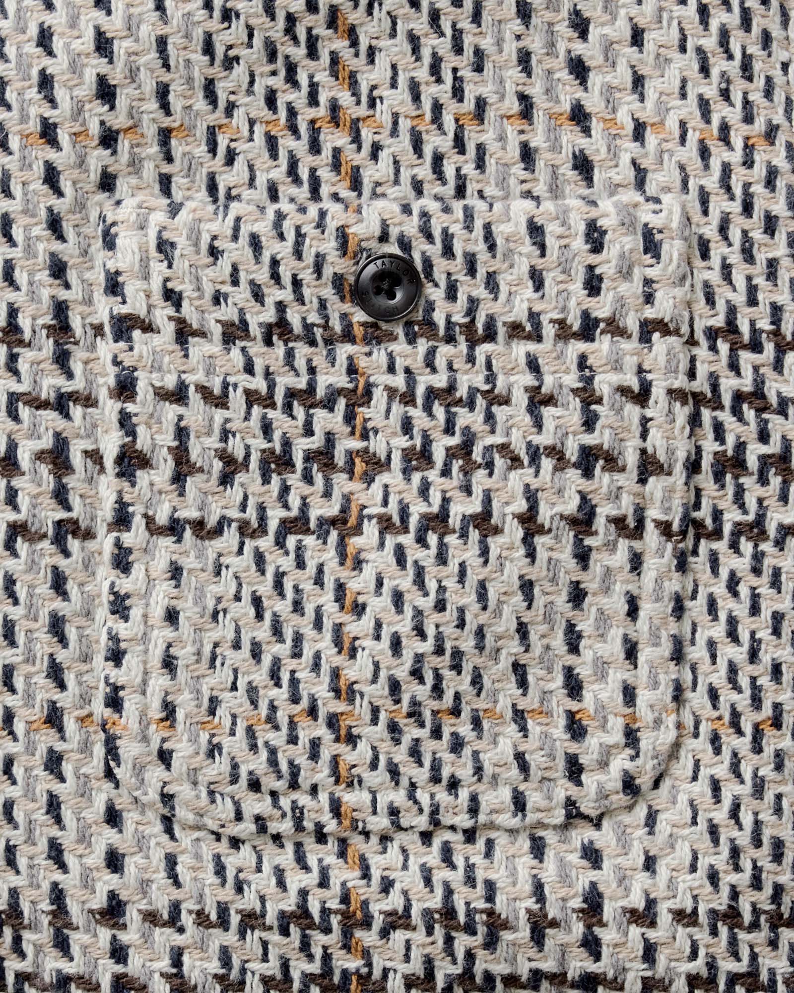 The Cutter Overshirt in Plaid Stone