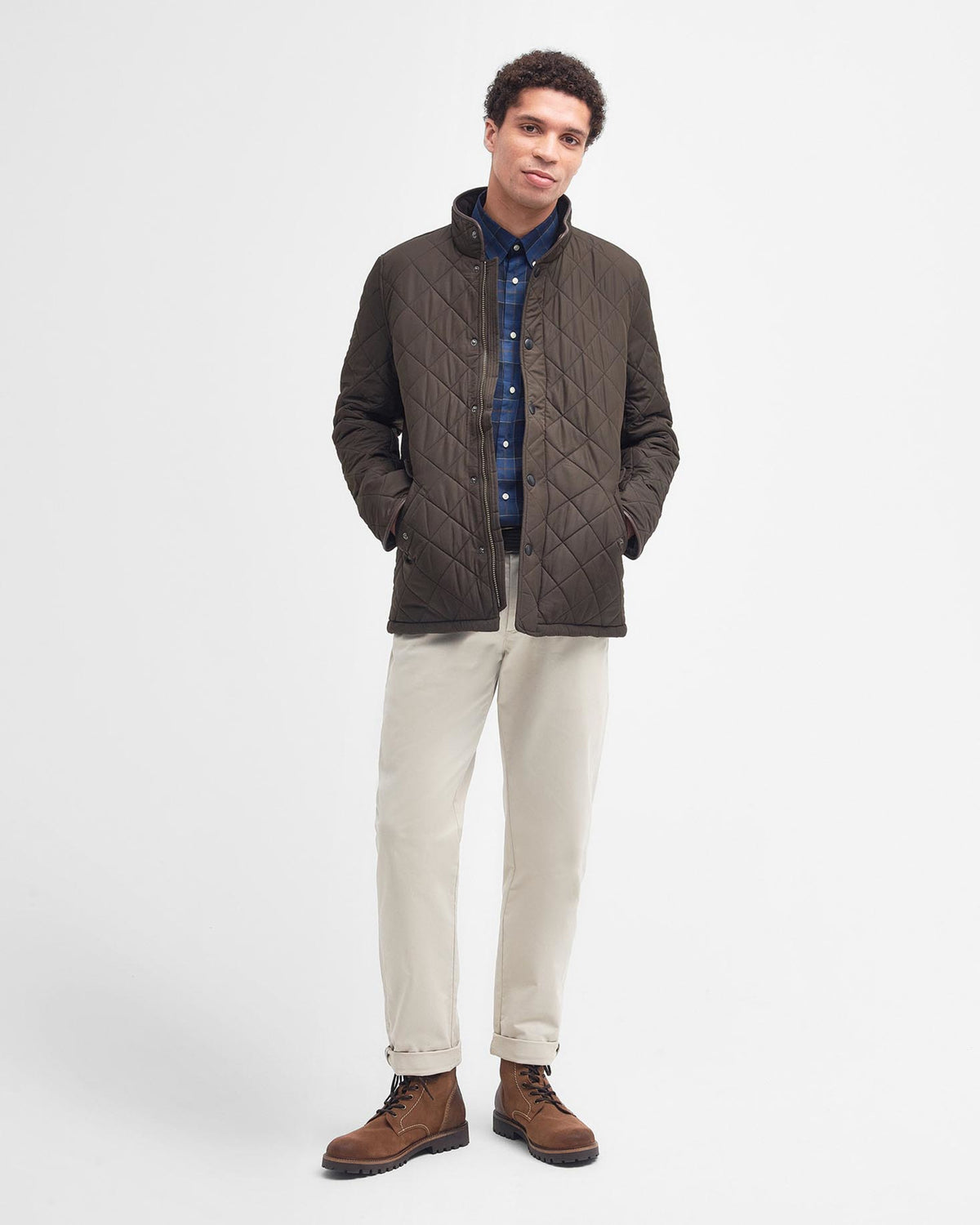 Powell Quilted Jacket Olive