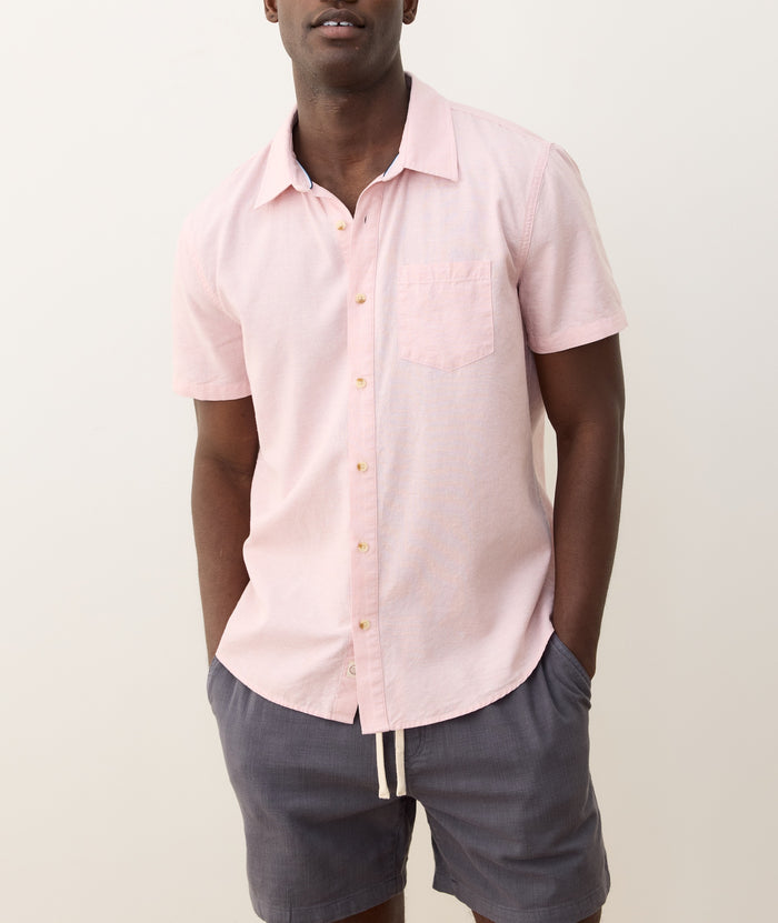 Better-Than-Linen Shirt Salmon