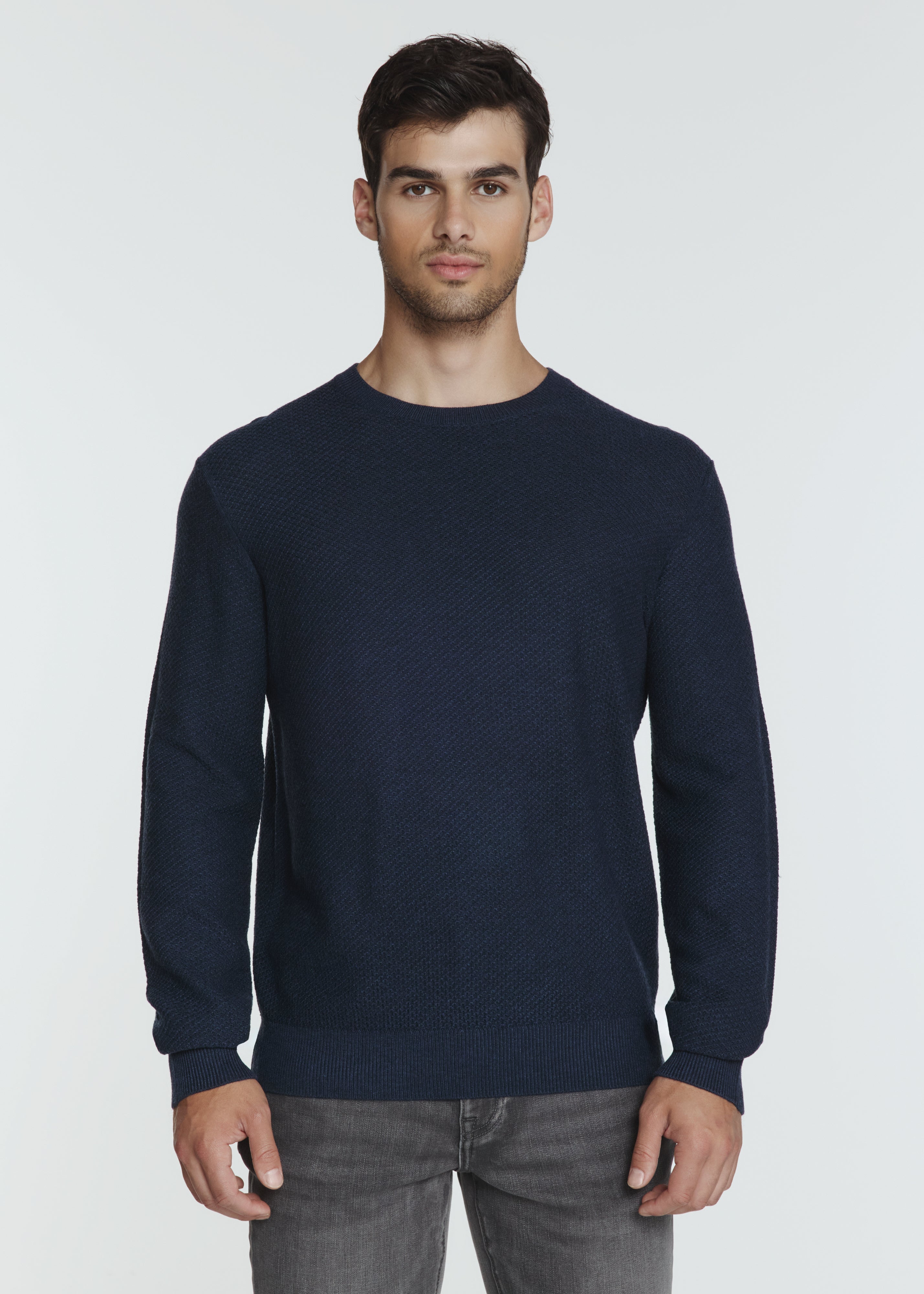 Brentwood Knit Crewneck Sweater Navy
