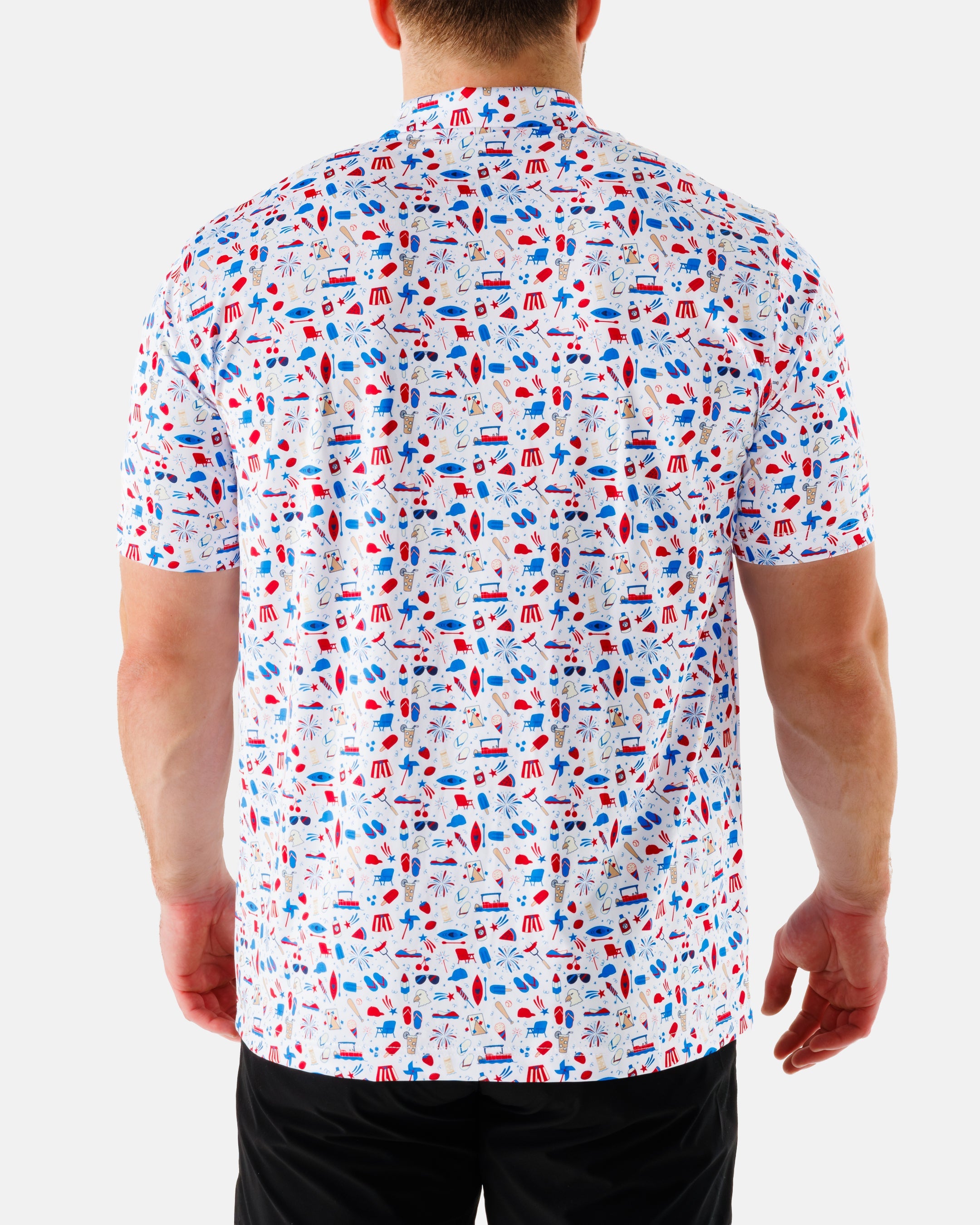 Americana Polo White