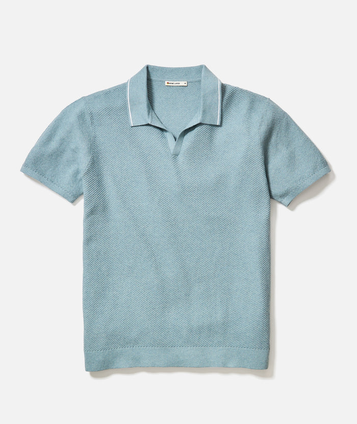 Greyson Sweater Polo Topaz