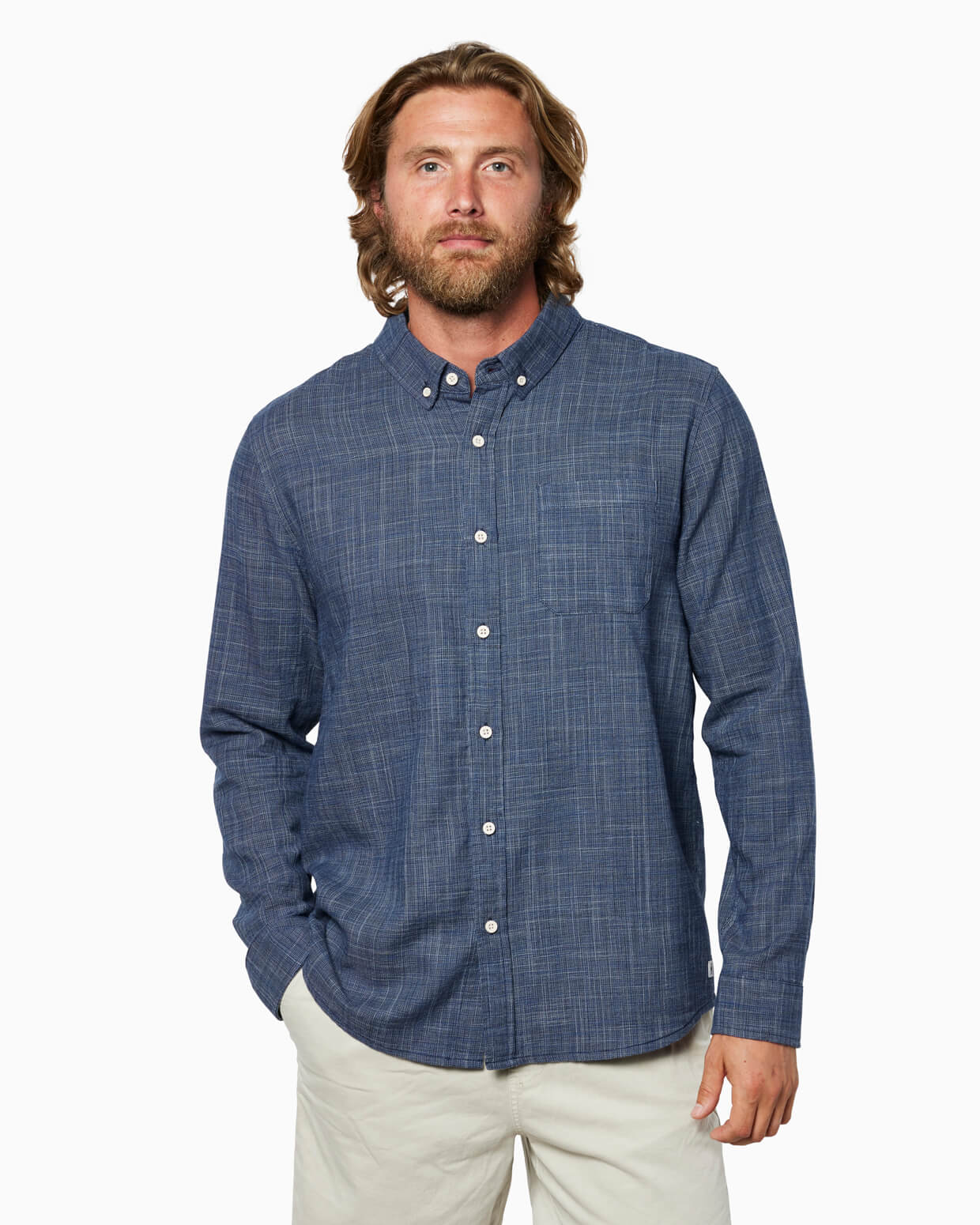 Breezeway Long Sleeve Shirt Navy