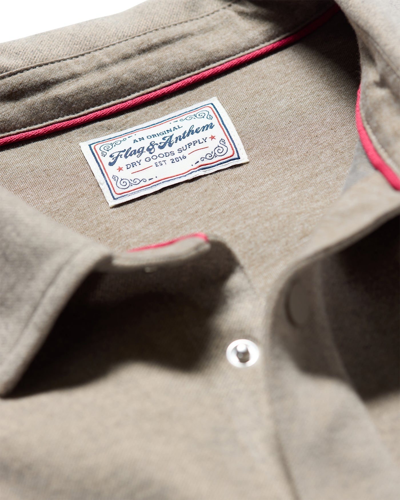 Hamlin Twill Shirt Jacket Oatmeal