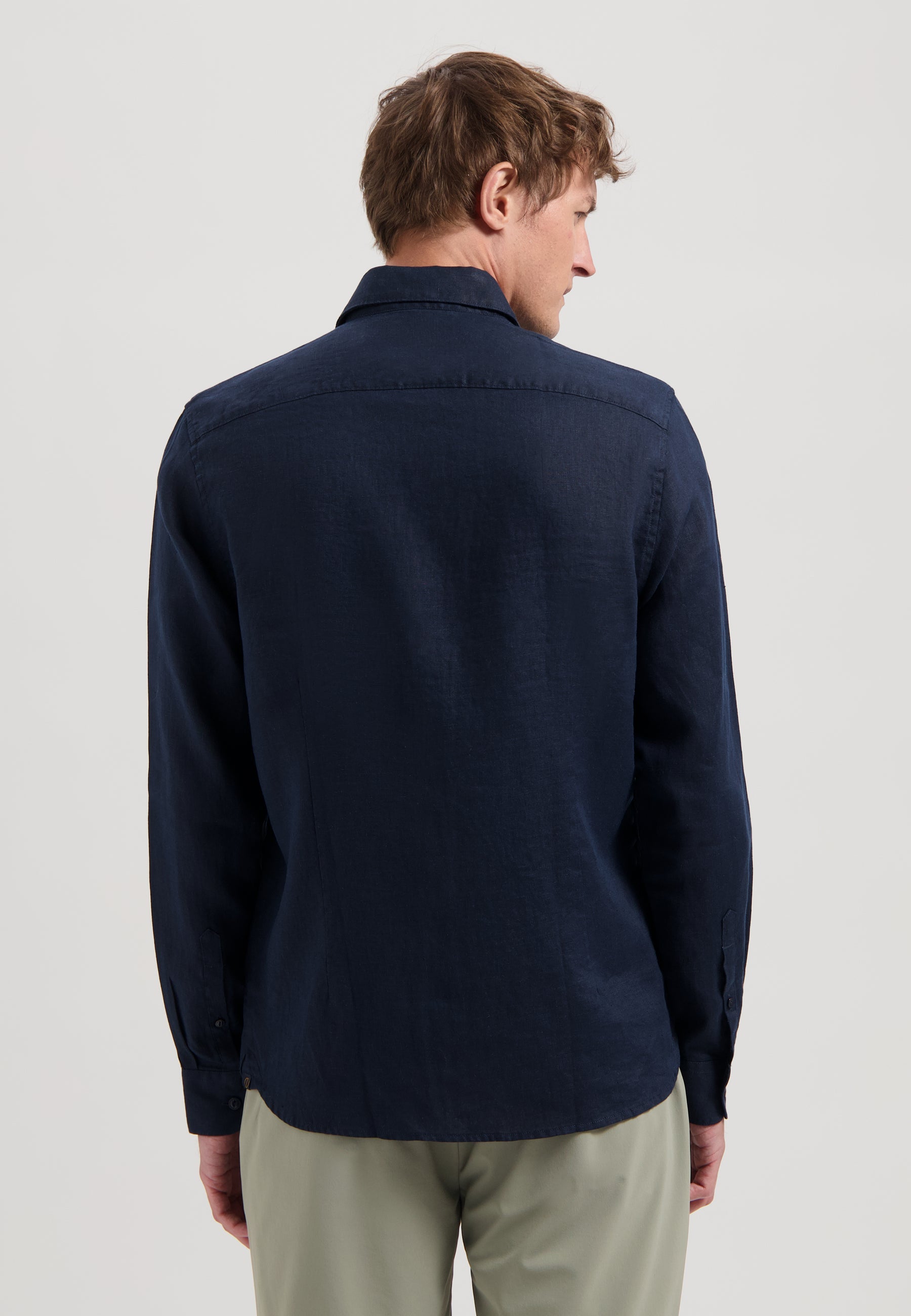 Jagger Linen Shirt Dark Navy