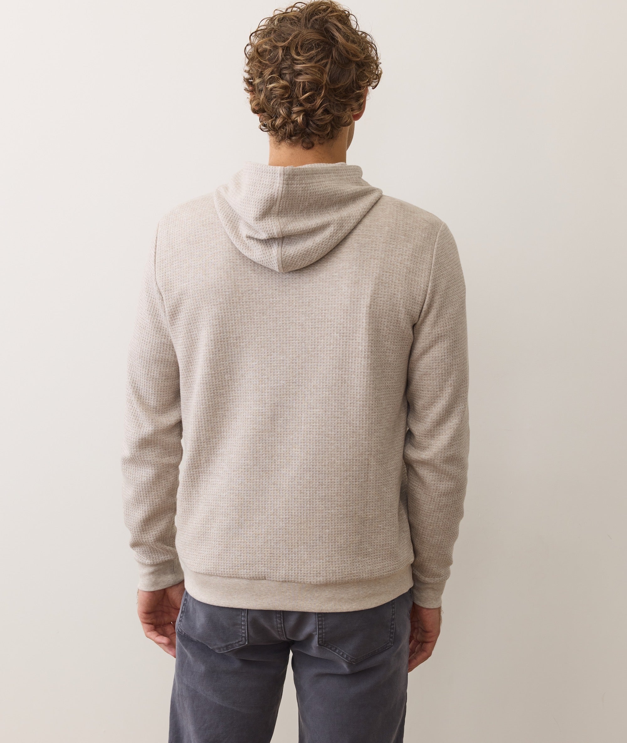 Waffle Hoodie Oatmeal