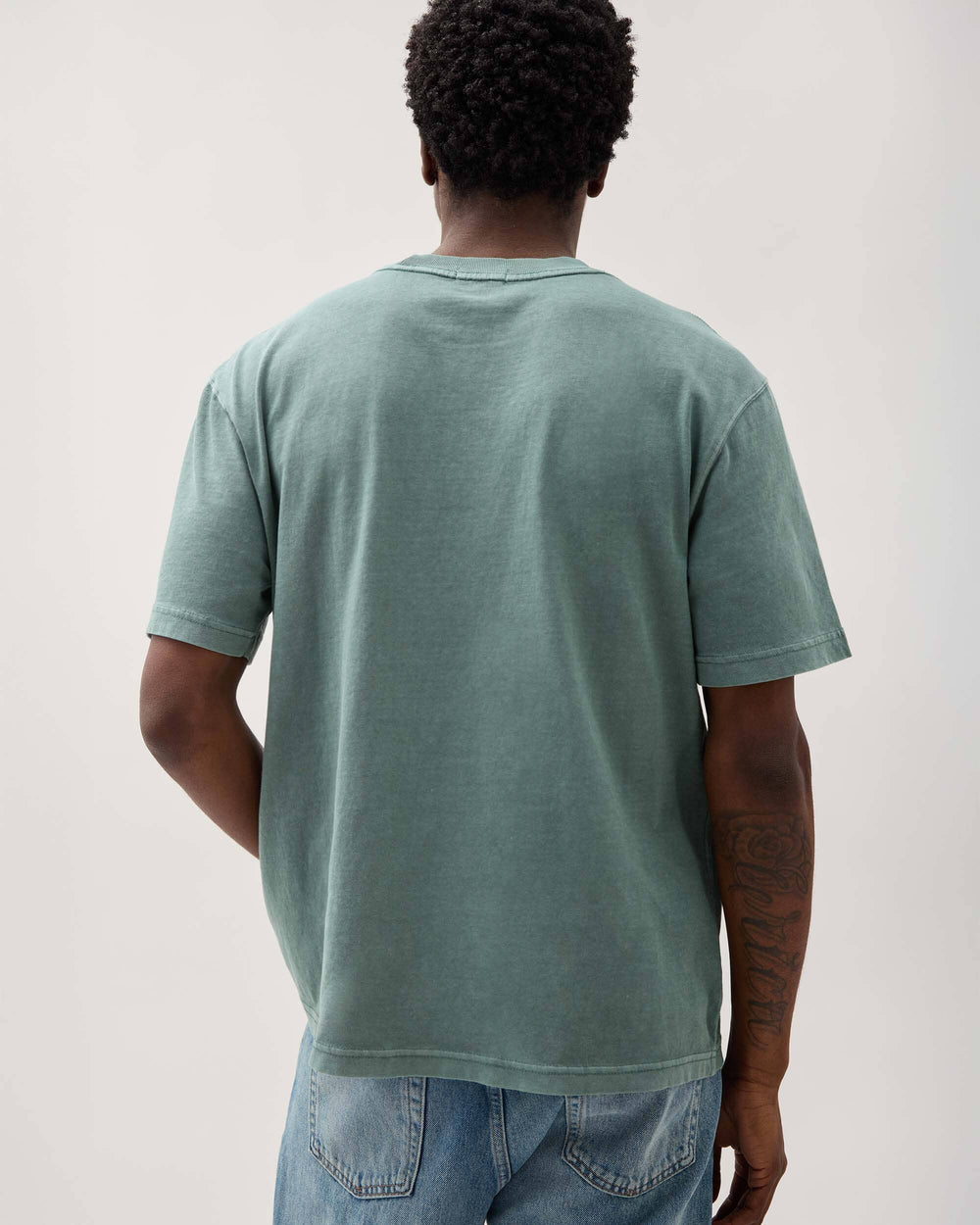 Relaxed Short Sleeve Tee Sage Leaf