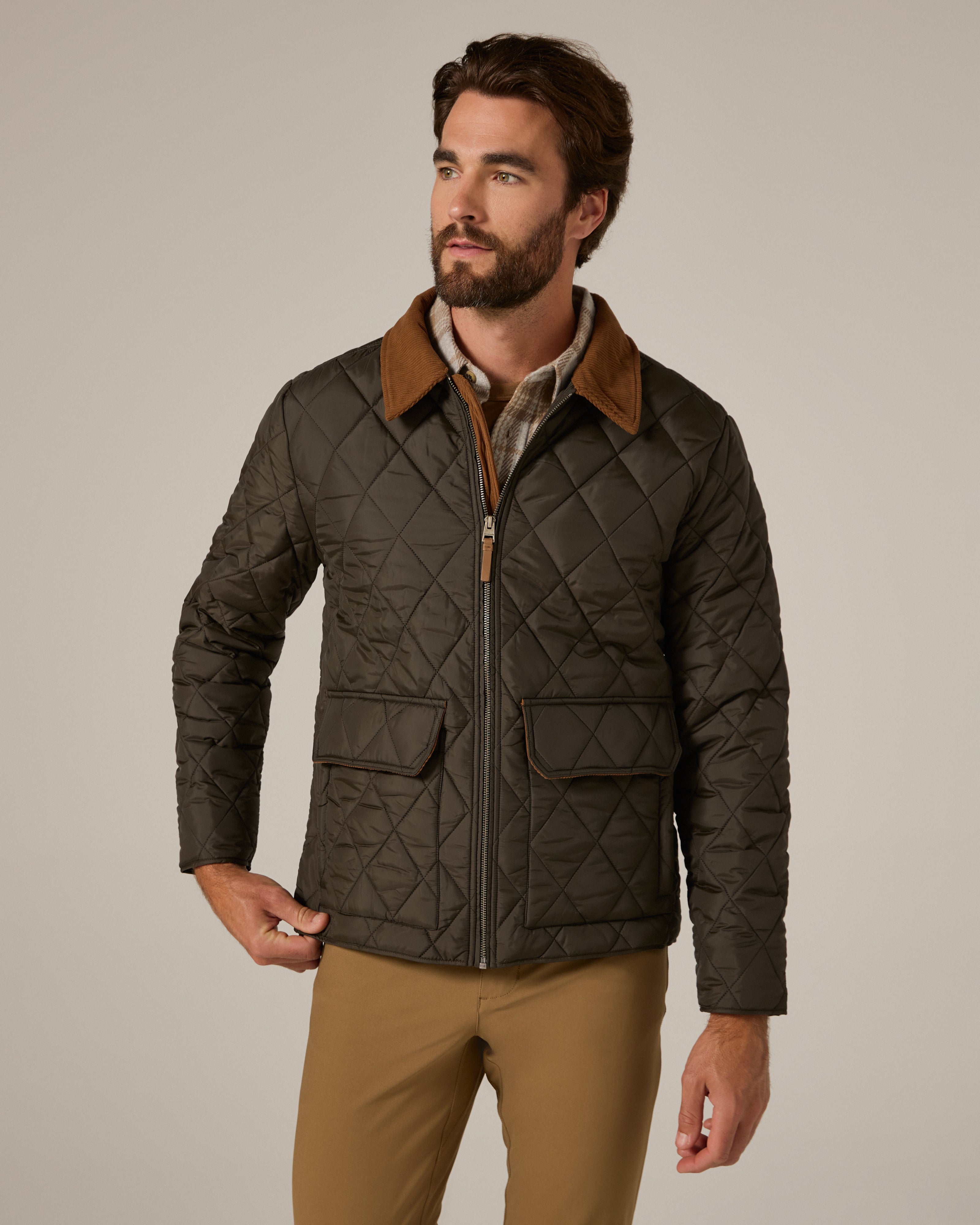 Rushmore Quilted Jacket Olive