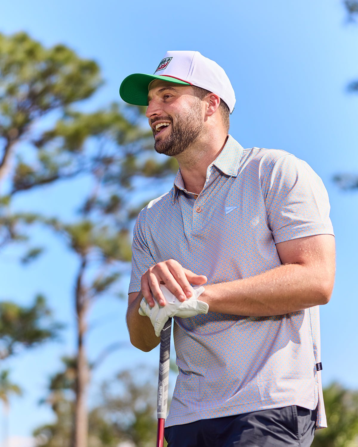 Rocket Ships Polo Orange