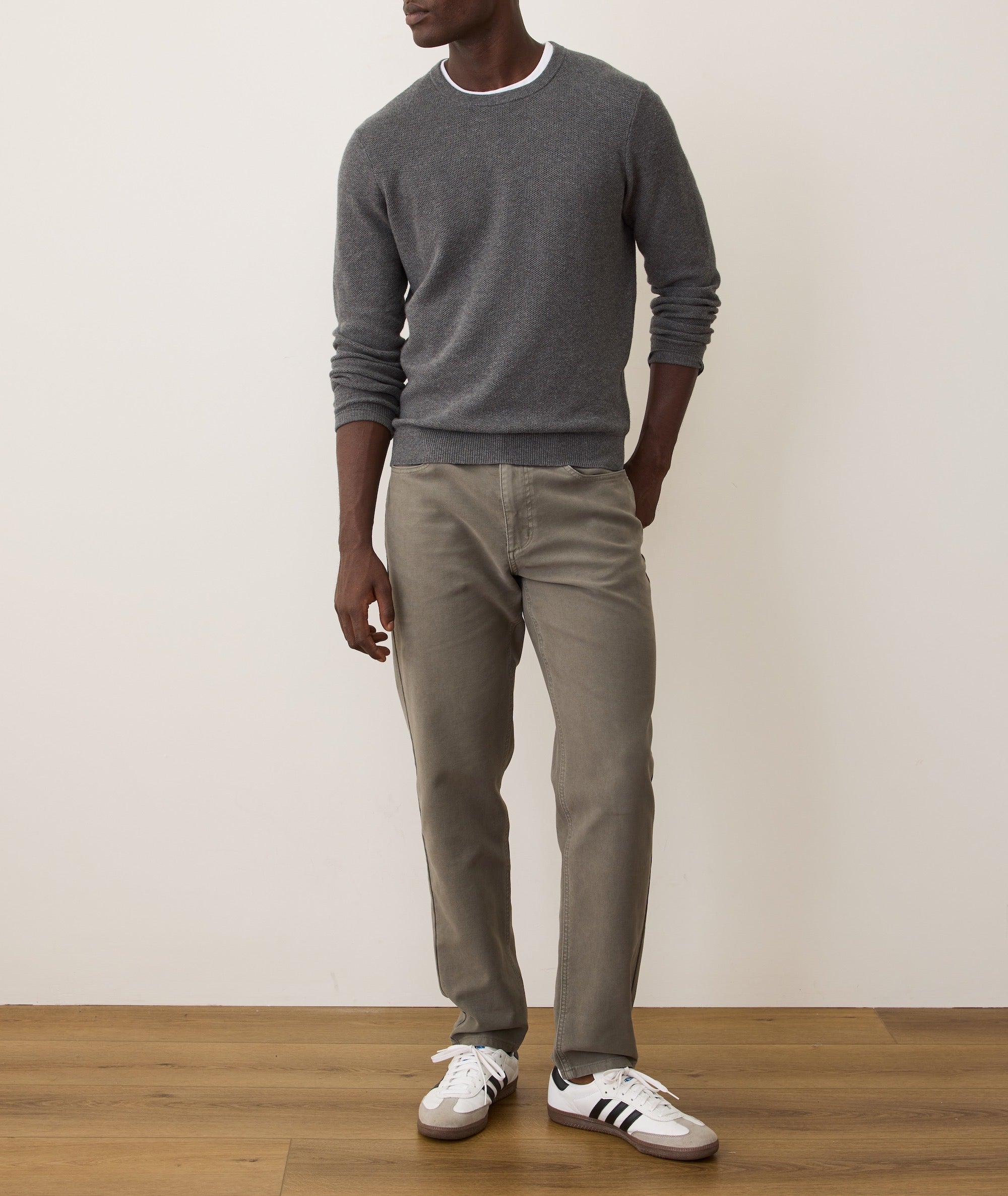 Sweater Tee Charcoal