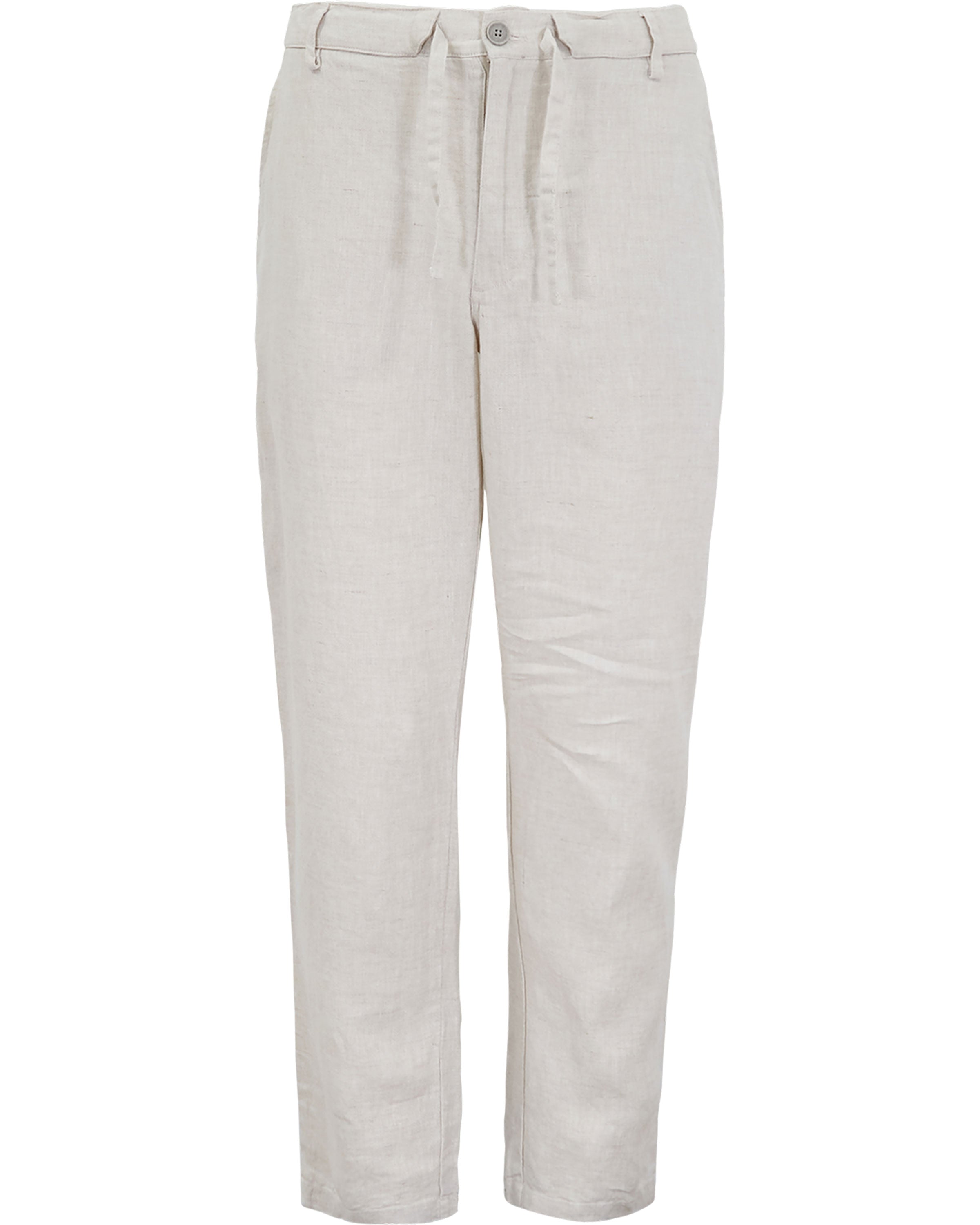 Devon Pleated Linen Trouser Natural