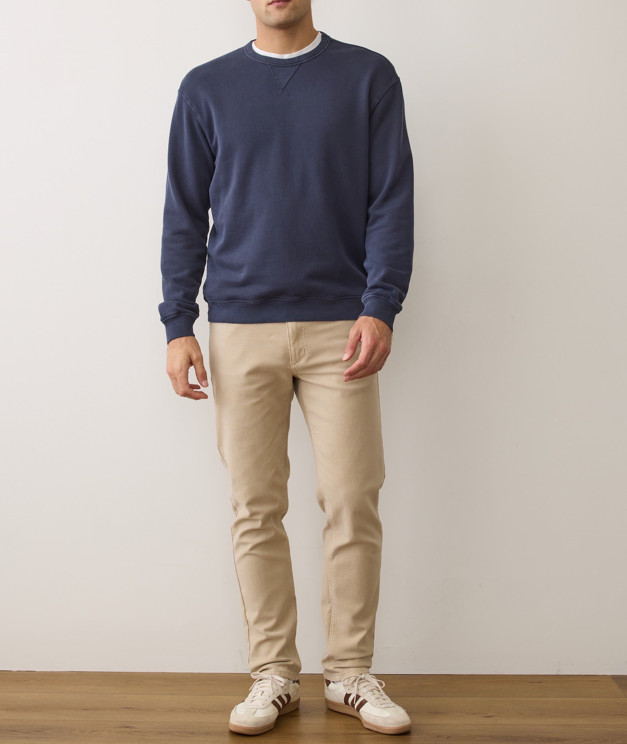 Relaxed Cloud 9 Fleece Crewneck Mood Indigo