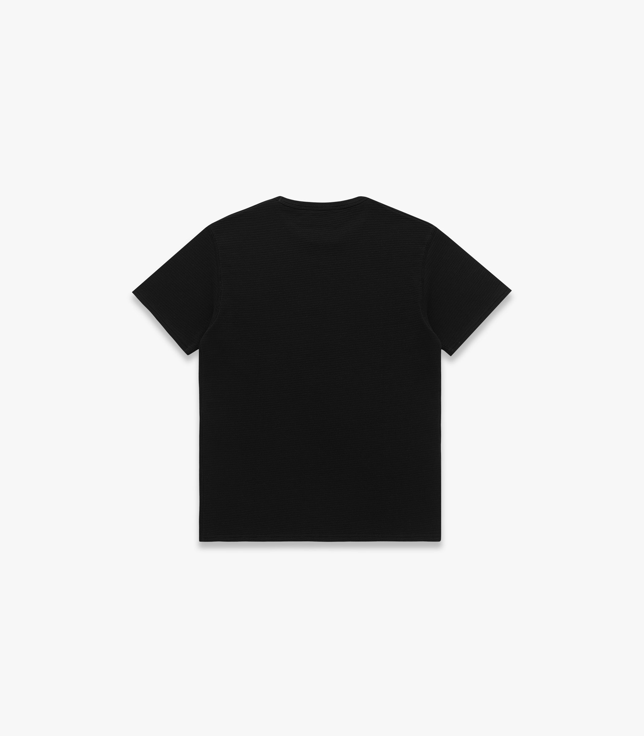 Box Knit T-Shirt Black
