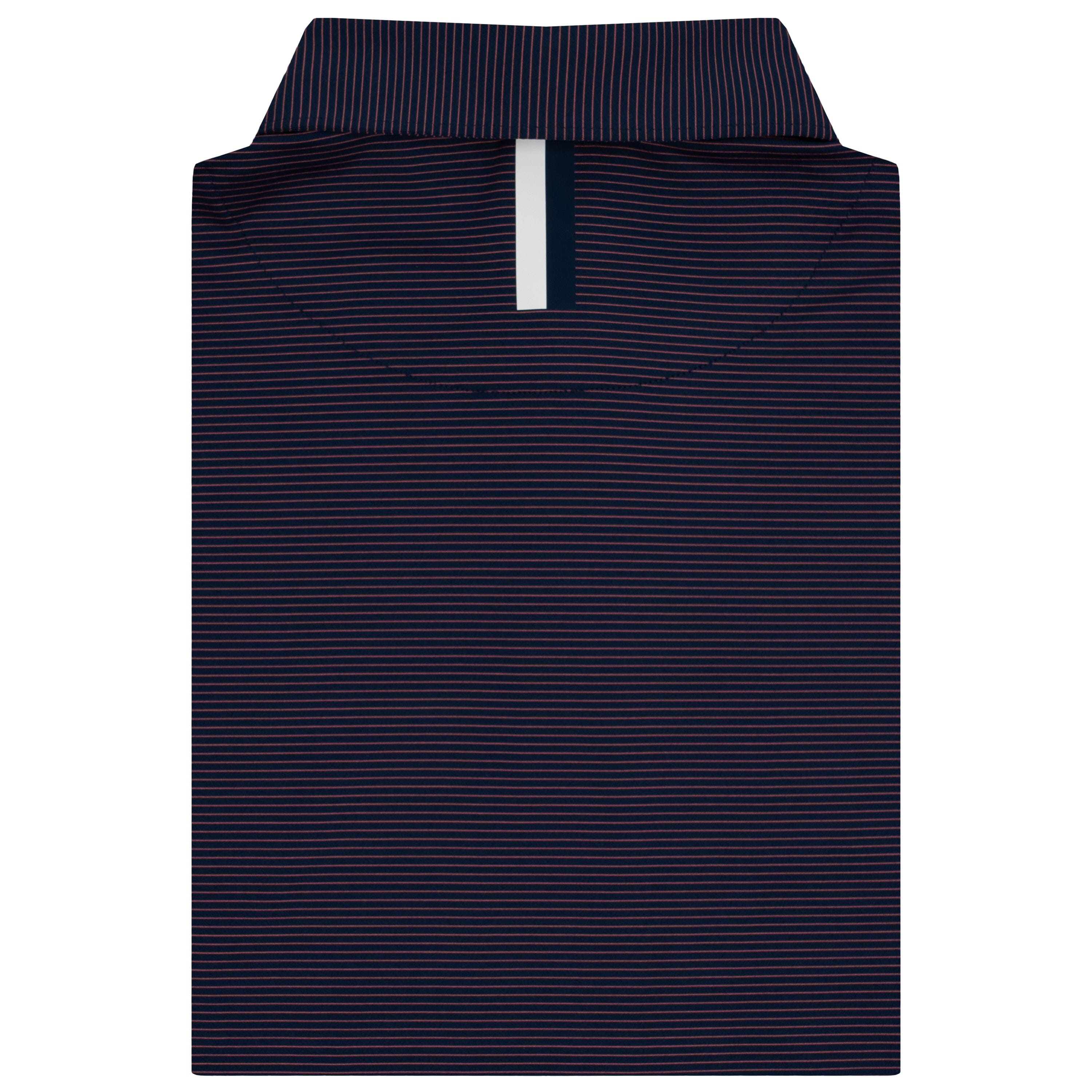 The Shell Stripe L/S Polo Fleet Navy/Rouge Red