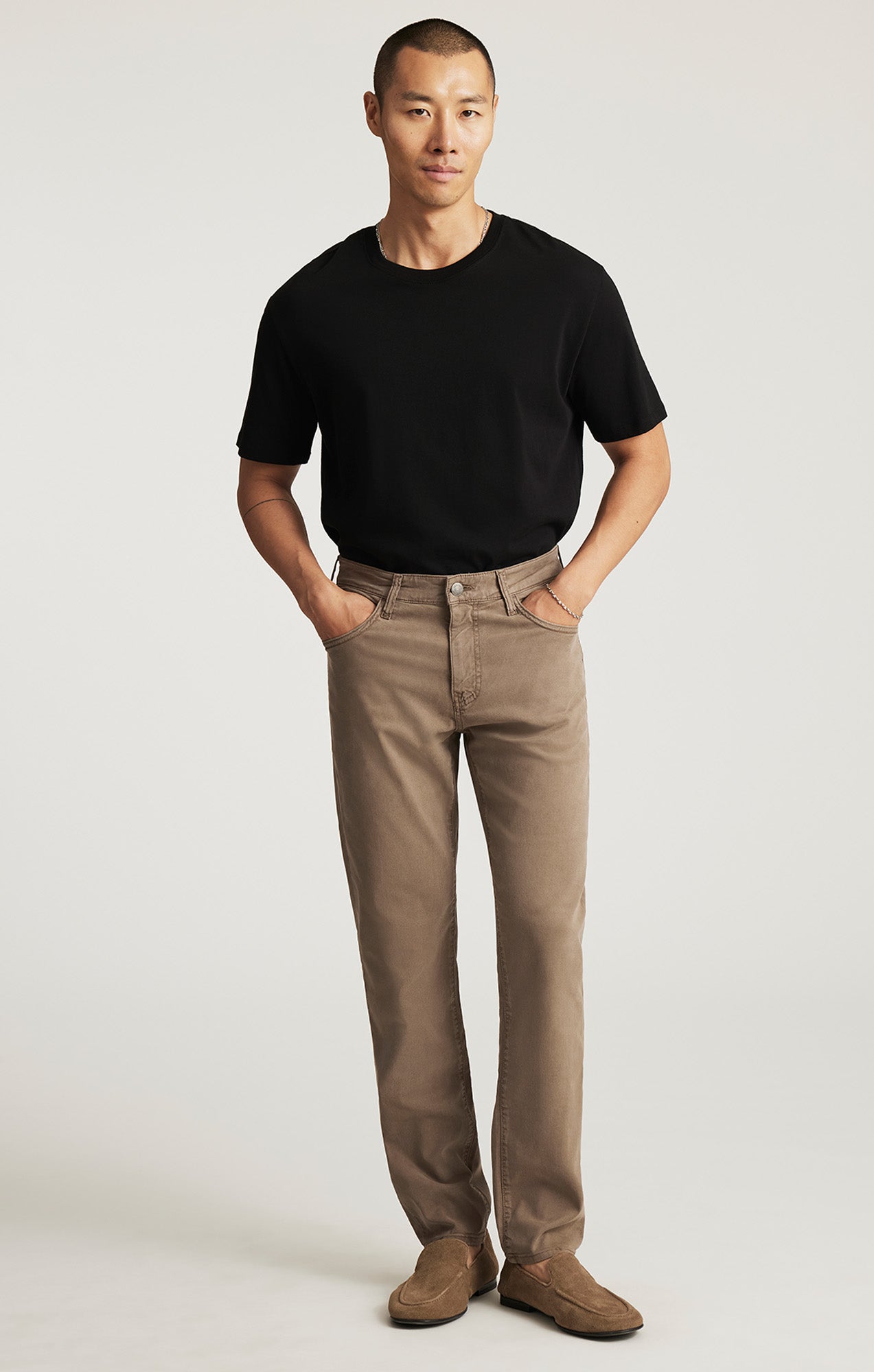 Steve Athletic Fit Timber Luxe Twill