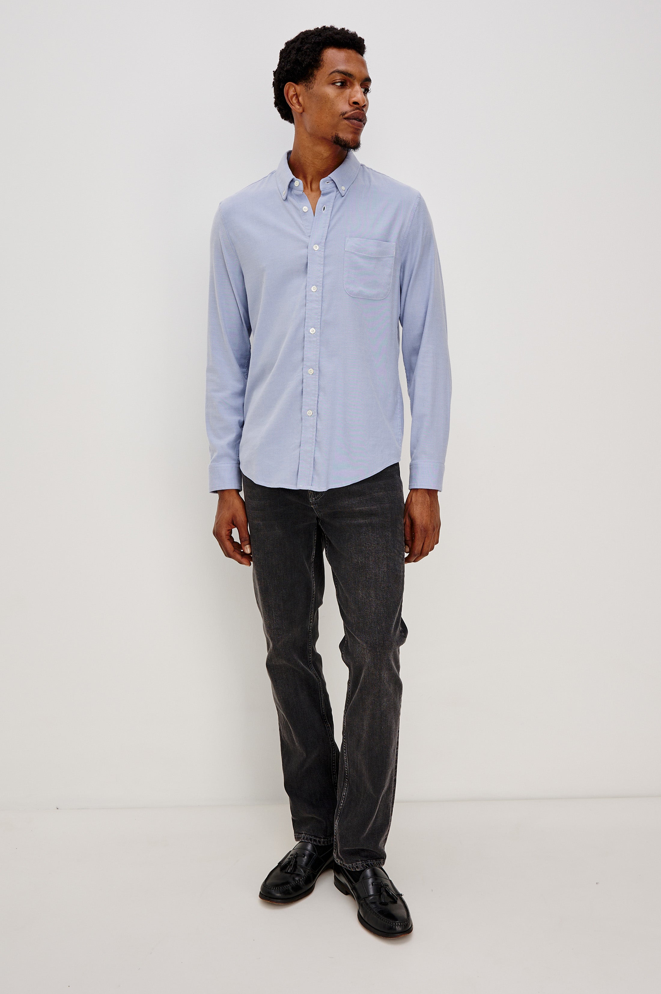 Vance Shirt Blue Oxford