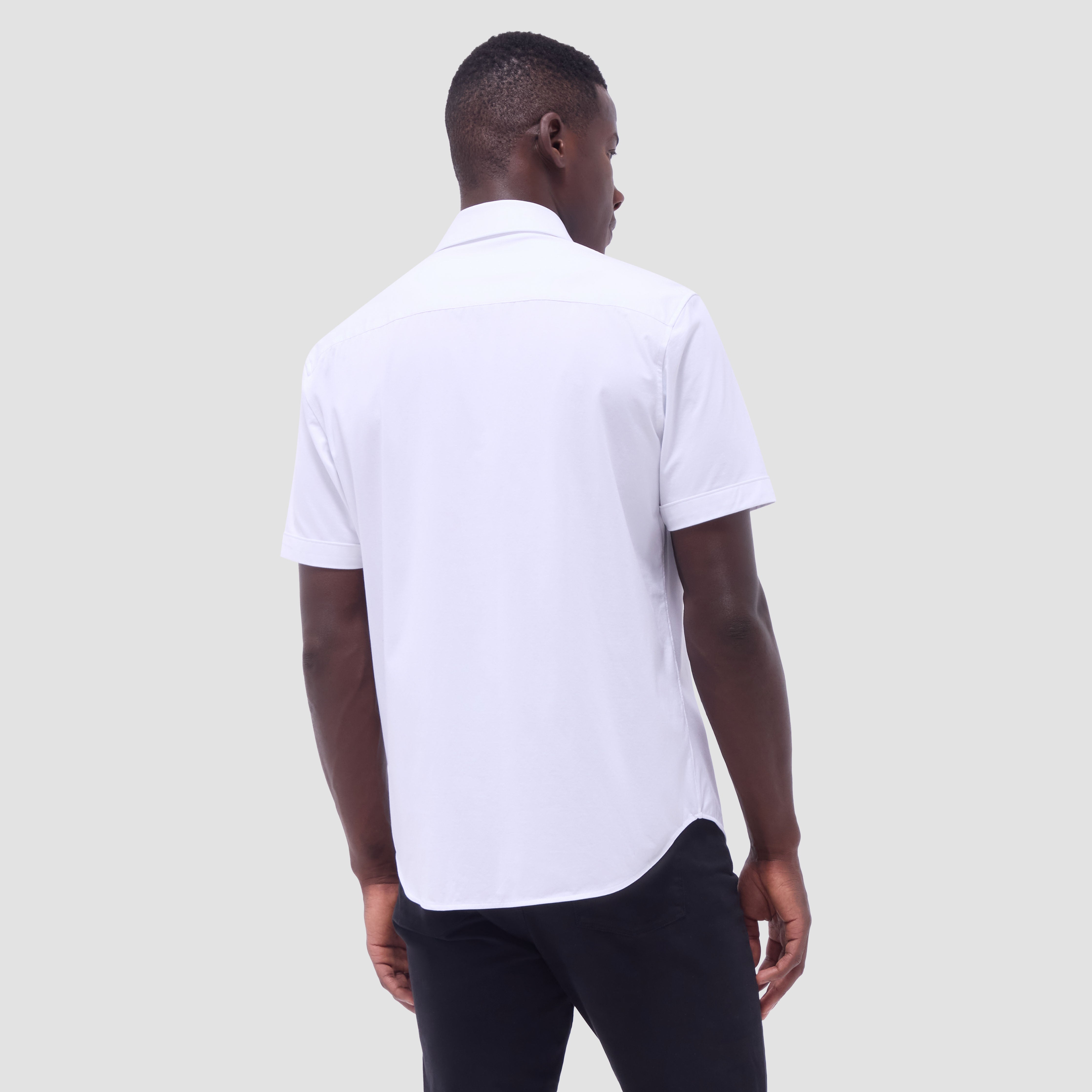 OOOHCotton Miles Short Sleeve Shirt White