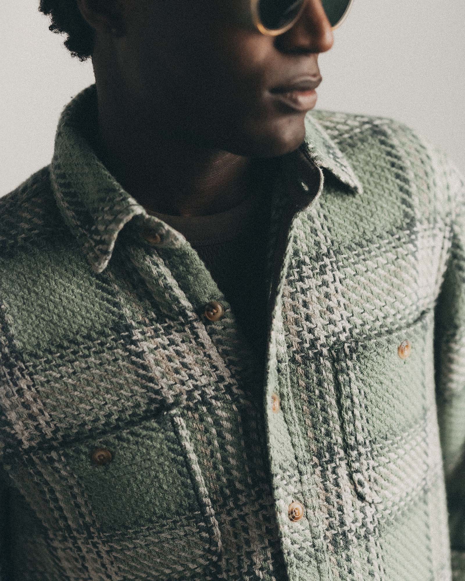 The Cutter Overshirt Sage Plaid